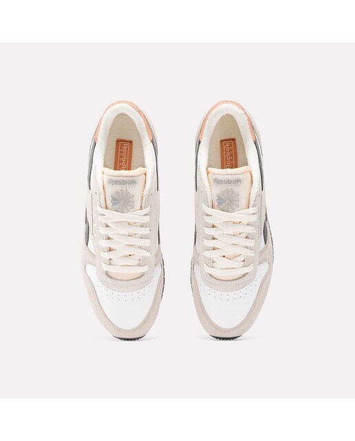Sapatilhas Casual Unissexo Classic Leather Branco-3