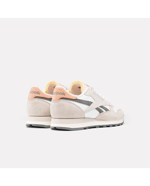 Sapatilhas Casual Unissexo Classic Leather Branco-4