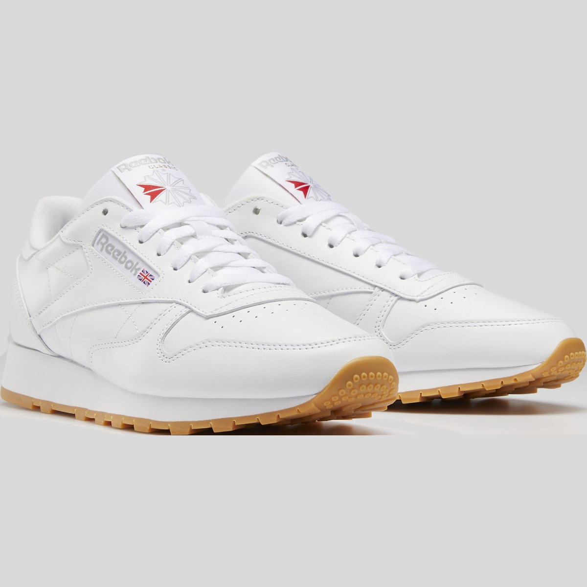 Sapatilhas Casual Unissexo Classic Leather Branco-2
