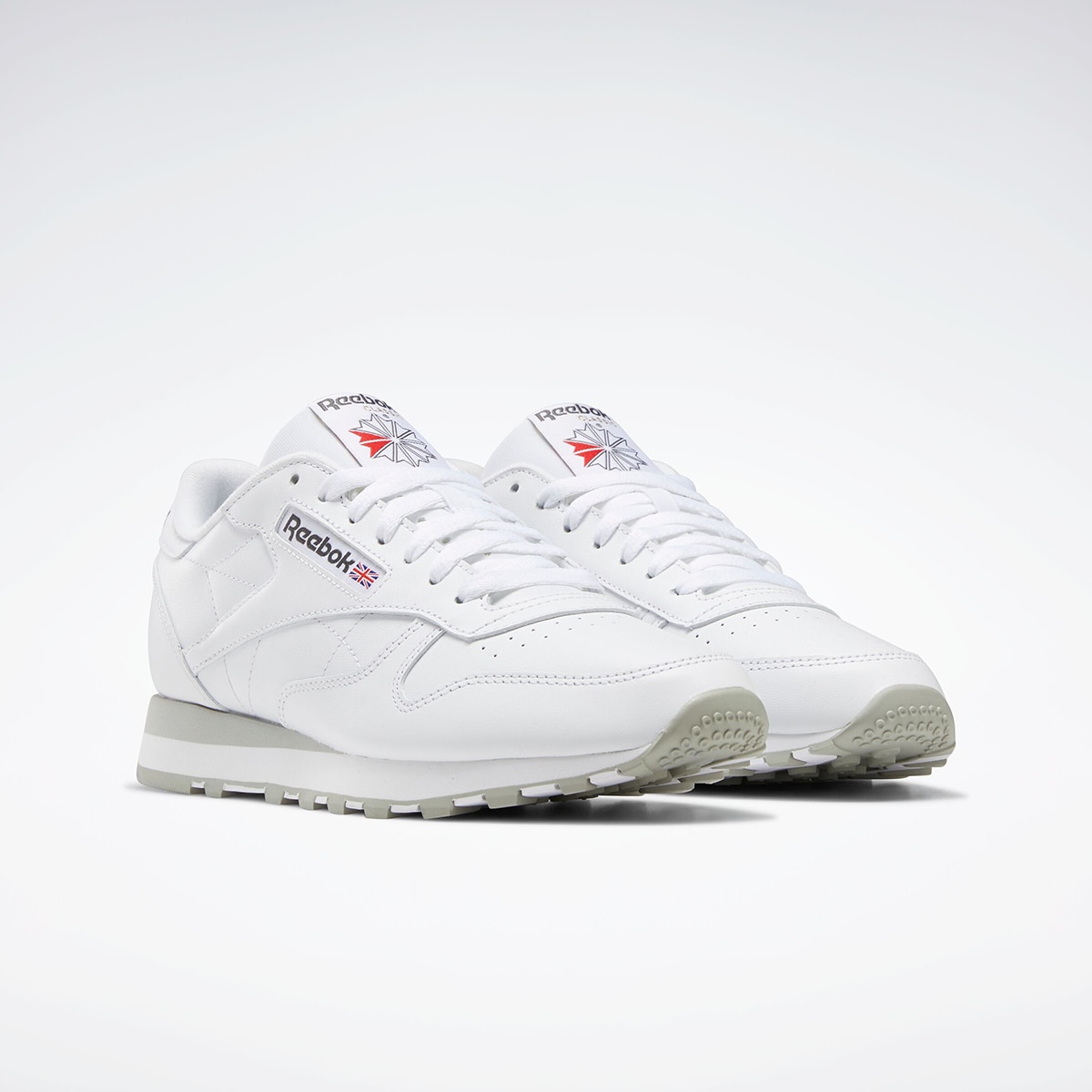 Sapatilhas Casual Unissexo Classic Leather Branco-2
