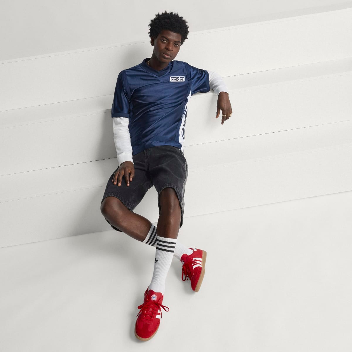 Sapatilhas Casual de Homem Samba FC Bayern Vermelho-10