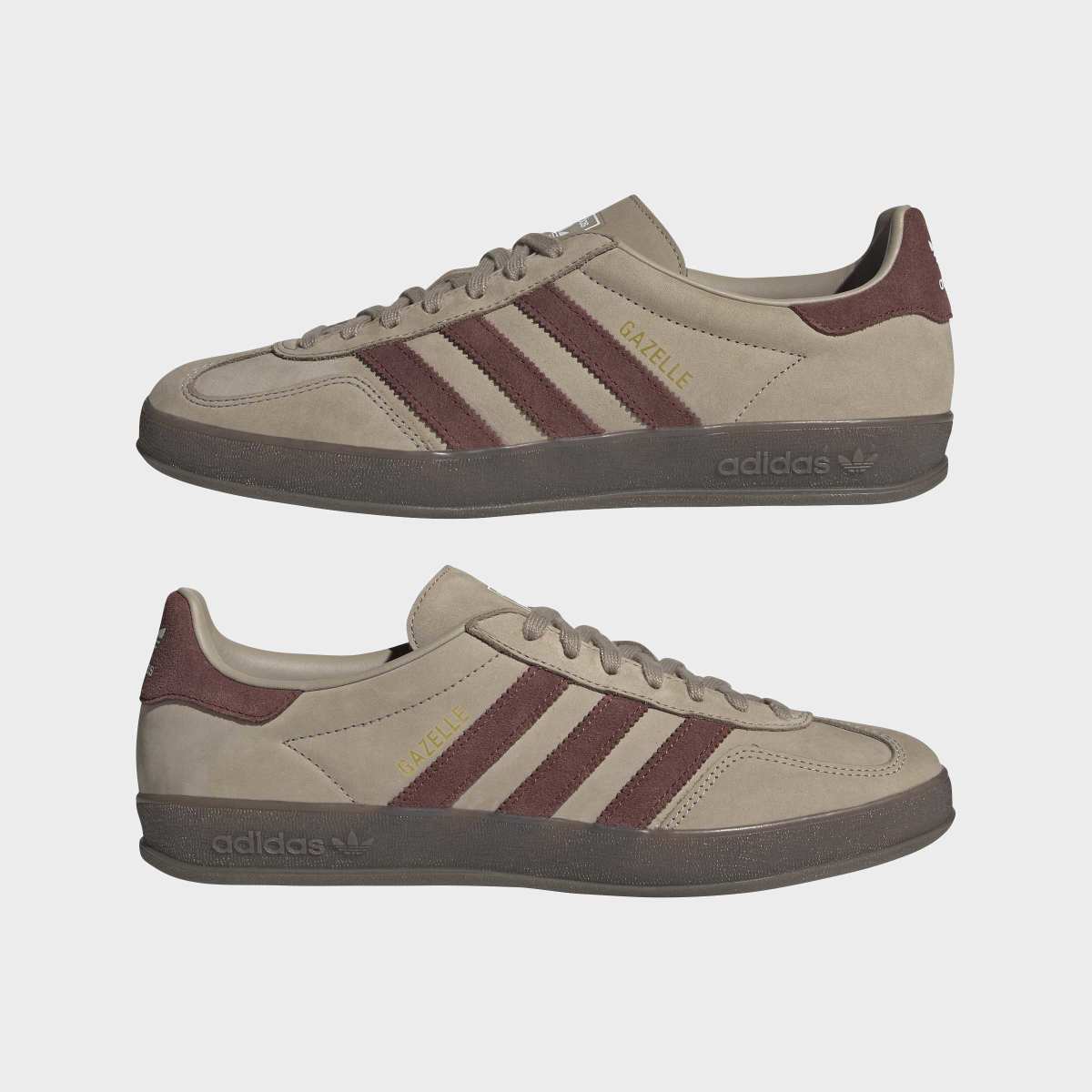 Sapatilhas Casual Gazelle de Homem Castanho-9