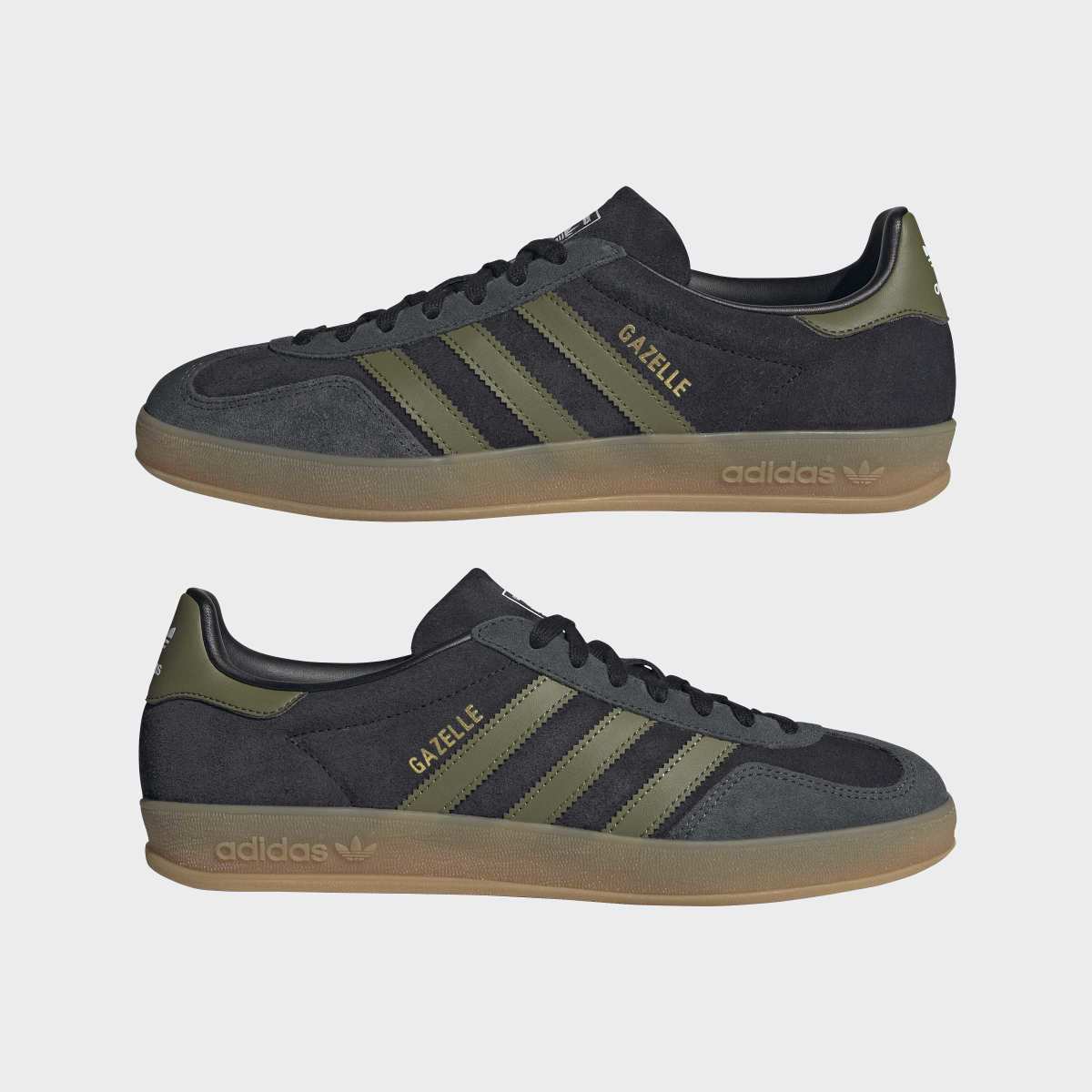Sapatilhas Casual Gazelle de Homem Preto-9
