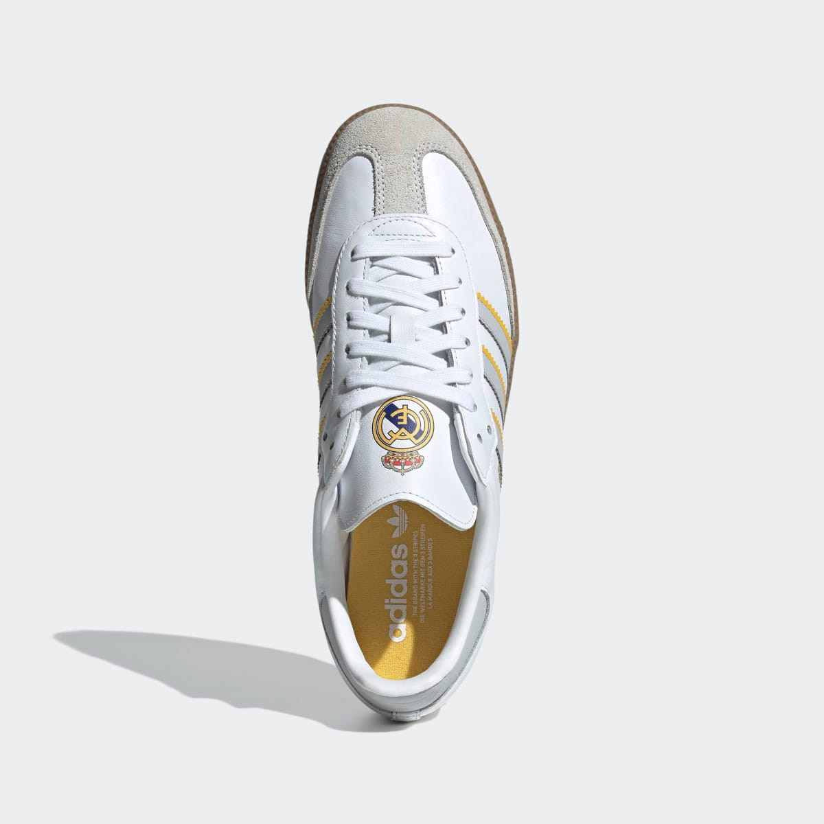 Sapatilhas Casual de Homem Samba Real Madrid Branco-3