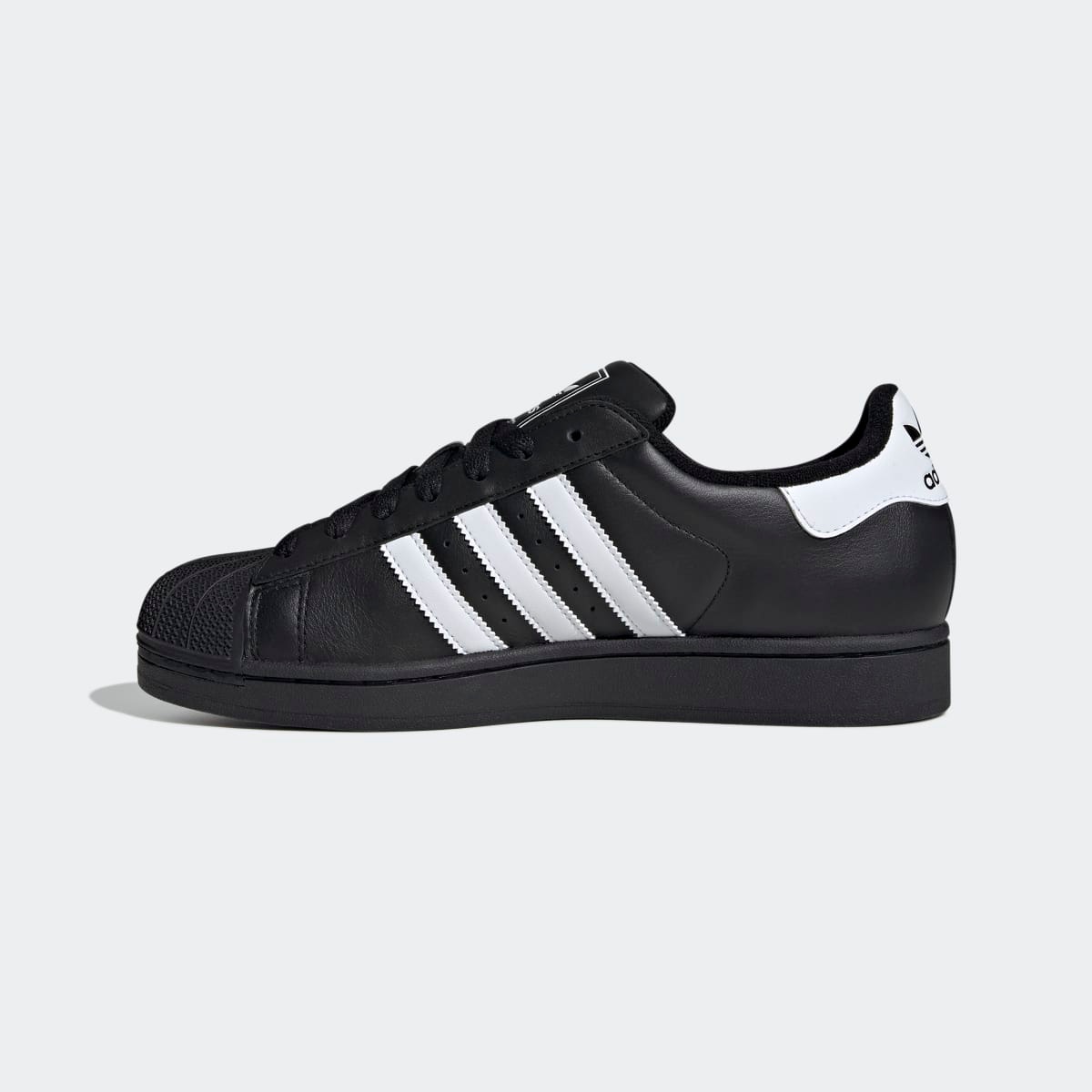 Sapatilhas Casual Unissexo Superstar II Originals Preto-4