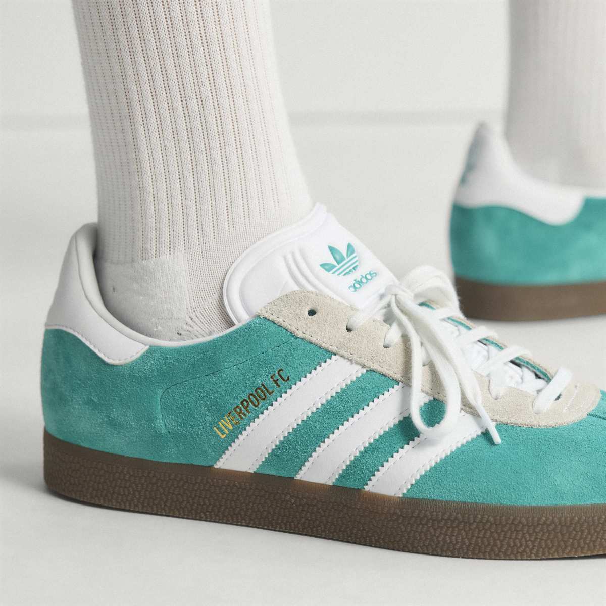 Sapatilhas Casual de Homem Gazelle Liverpool Verde-18