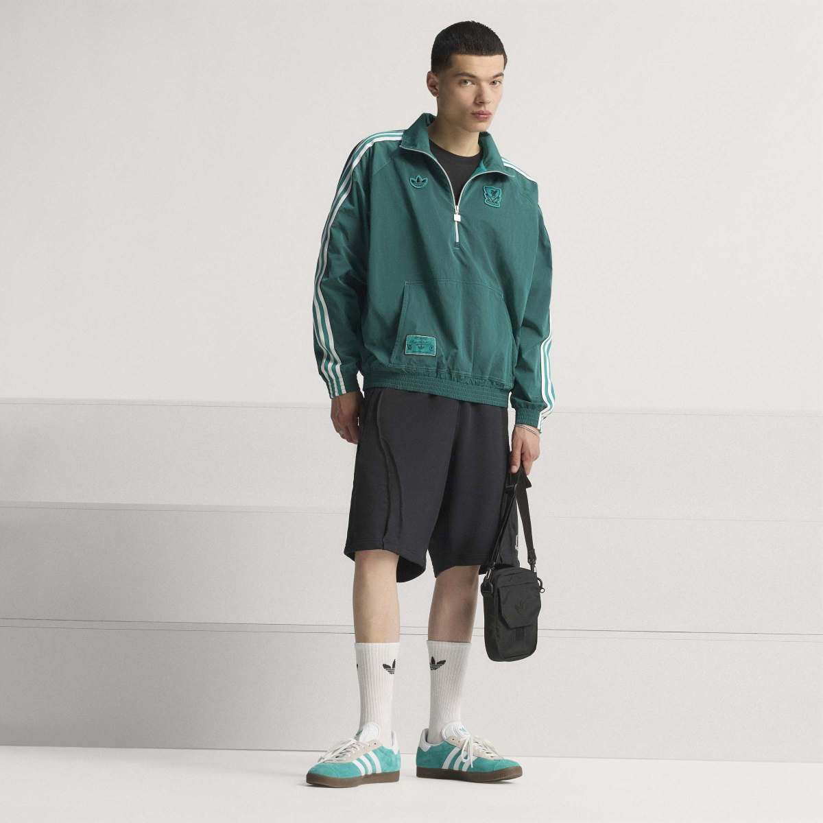 Sapatilhas Casual de Homem Gazelle Liverpool Verde-19