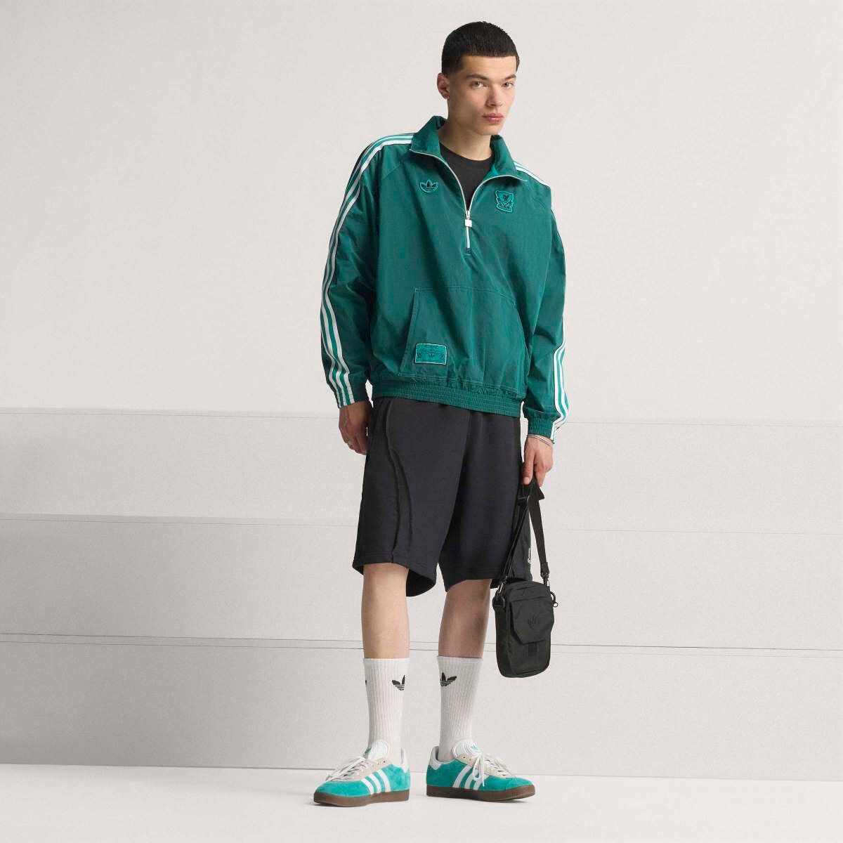 Sapatilhas Casual de Homem Gazelle Liverpool Verde-19