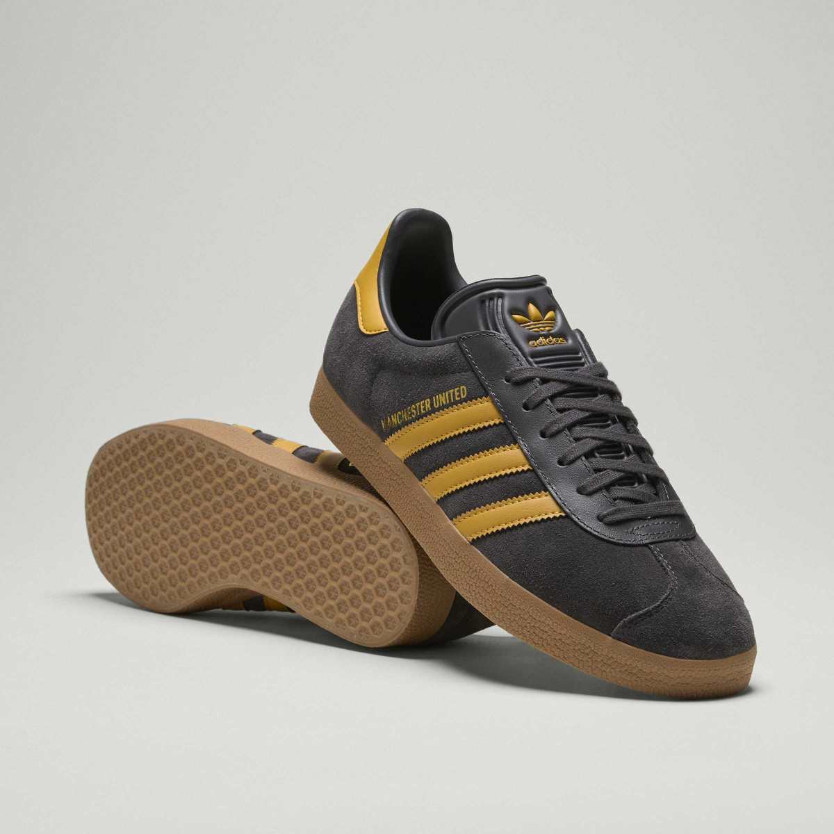 Sapatilhas Casual de Homem Gazelle Manchester United Preto-16
