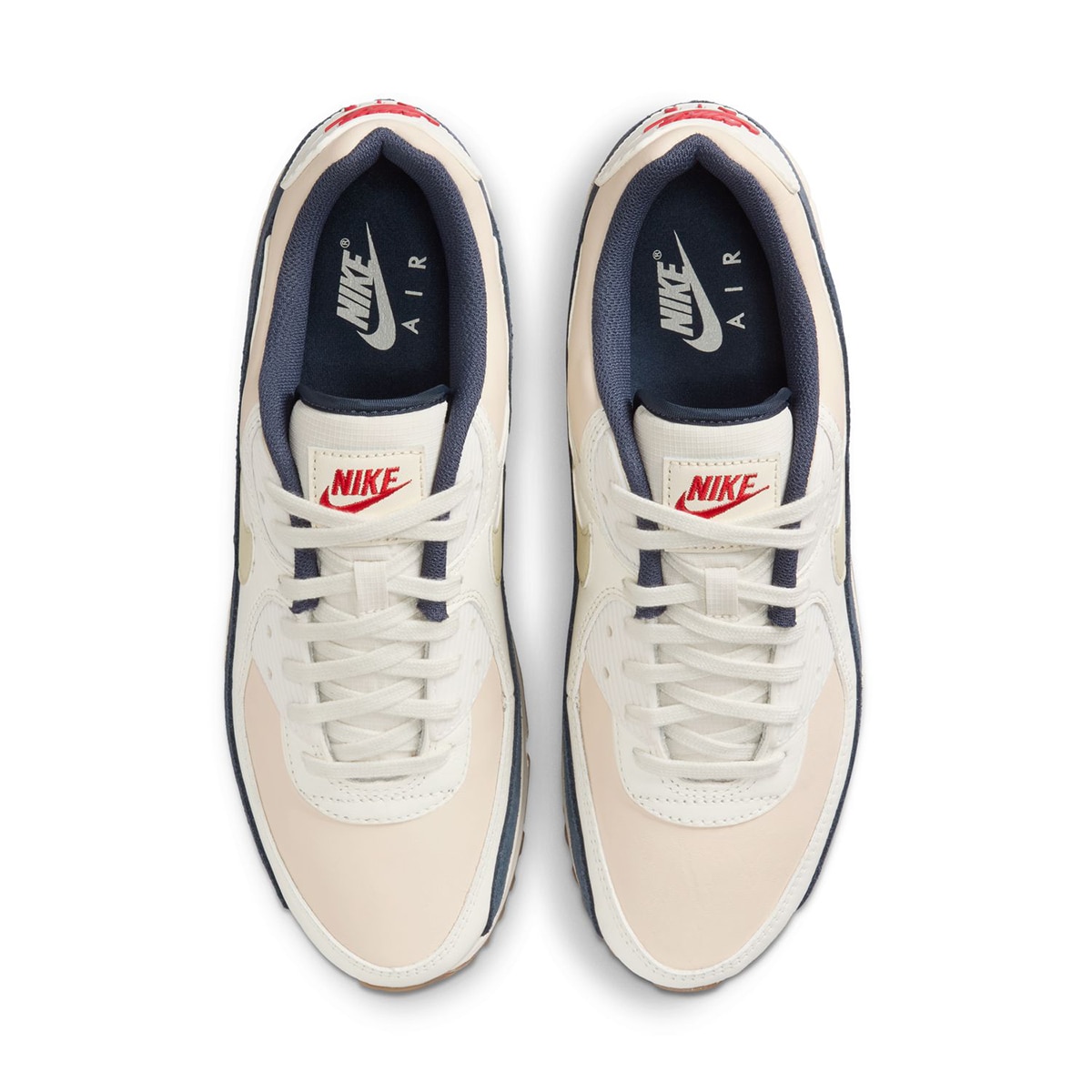 Sapatilhas Casual de Homem Air Max 90 PRM Brancos-3