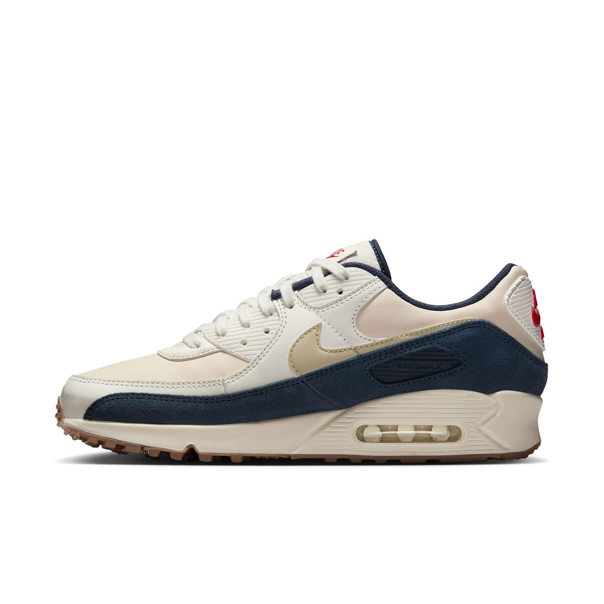 Sapatilhas Casual de Homem Air Max 90 PRM Brancos-4