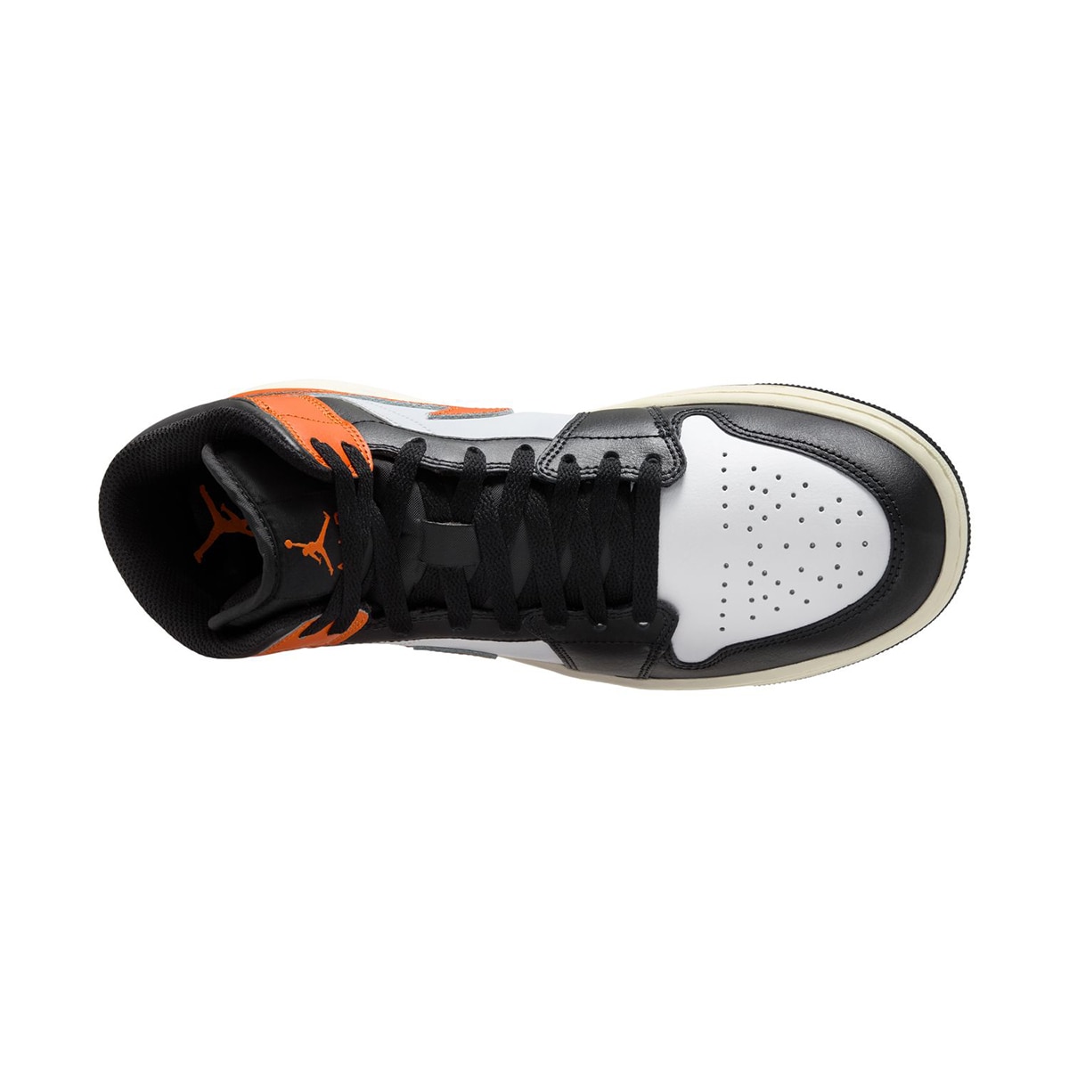 Sapatilhas Casual de Homem AIR Jordan MID 1 Laranja / Preto-2
