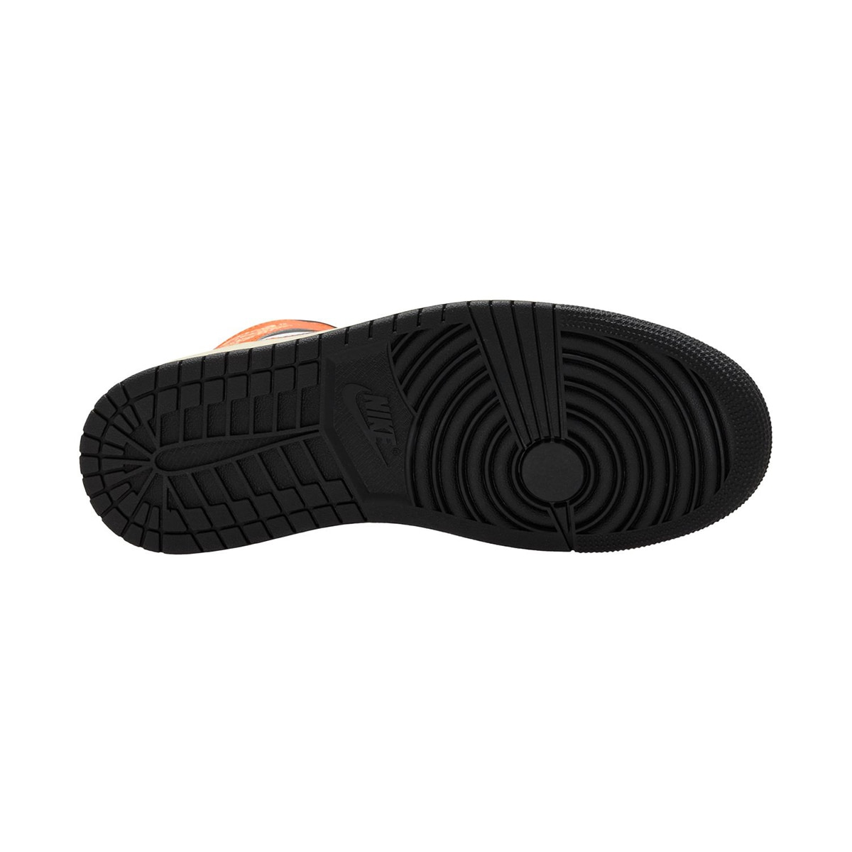 Sapatilhas Casual de Homem AIR Jordan MID 1 Laranja / Preto-3
