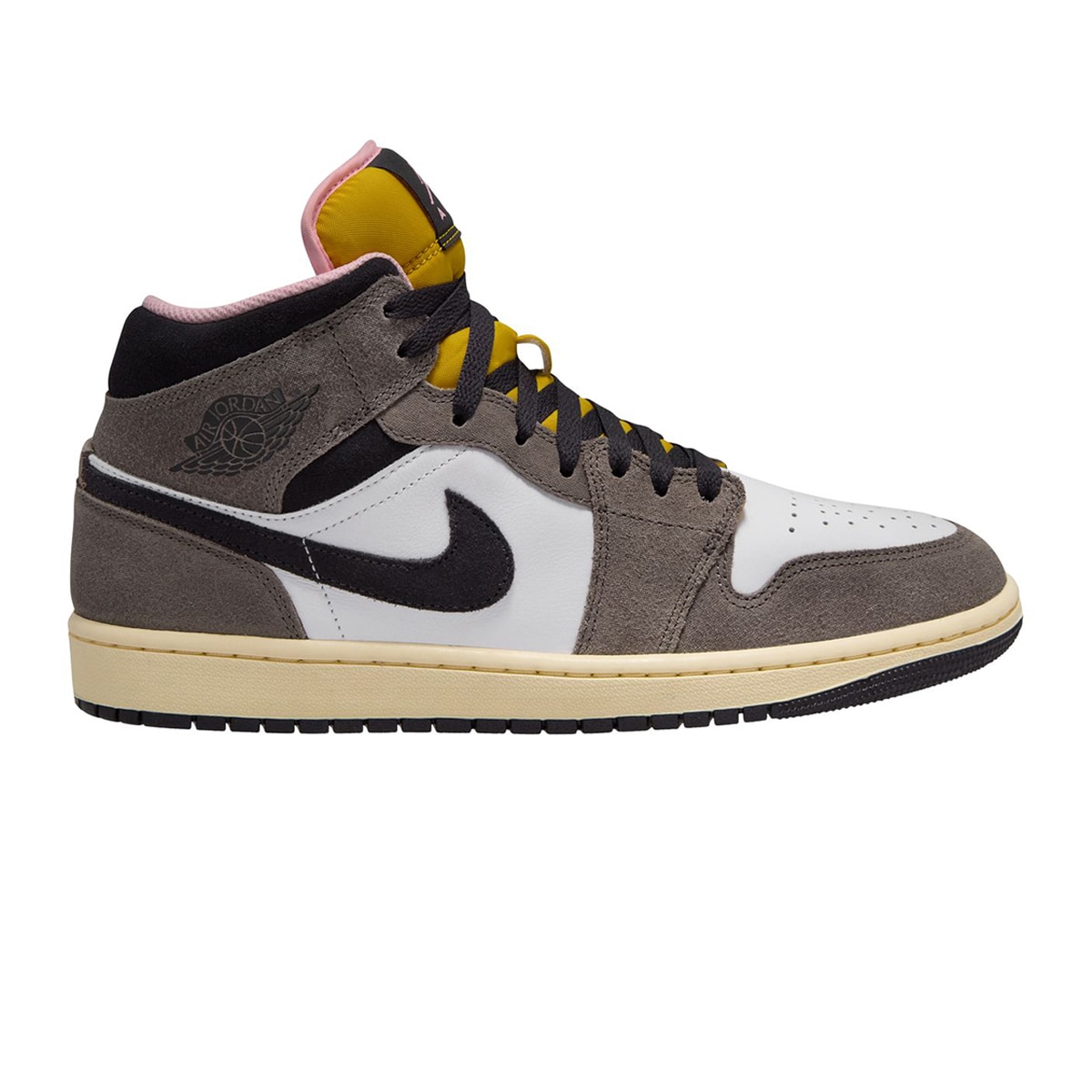 Zapatillas casual de hombre AIR JORDAN 1 MI Jordan - Blanco Blanco-1