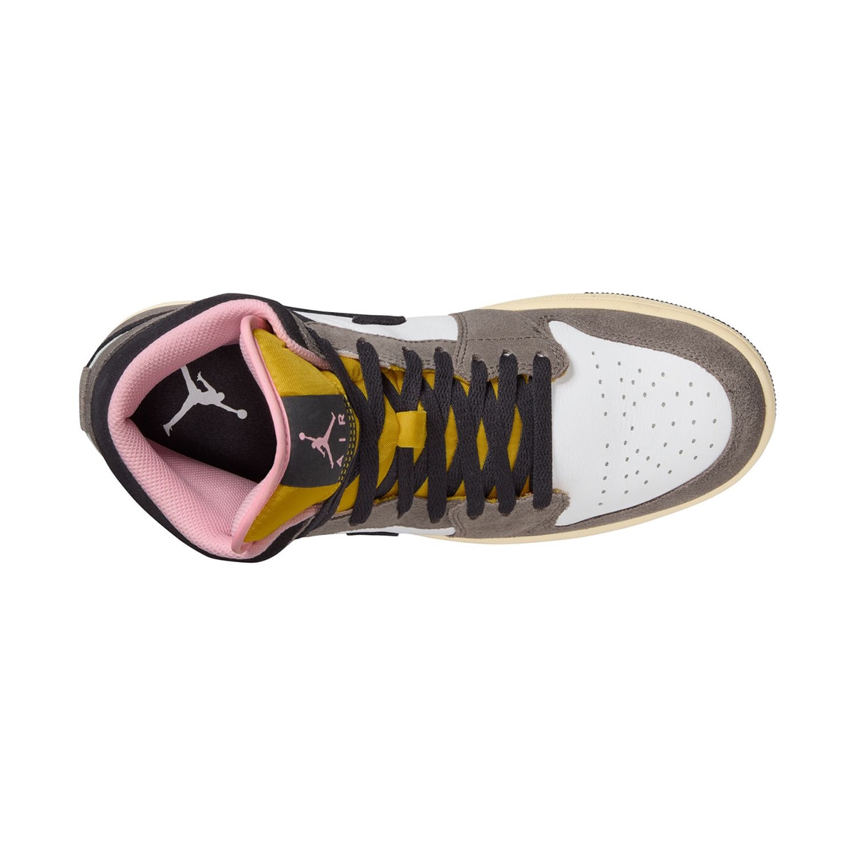 Zapatillas casual de hombre AIR JORDAN 1 MI Jordan - Blanco Blanco-2