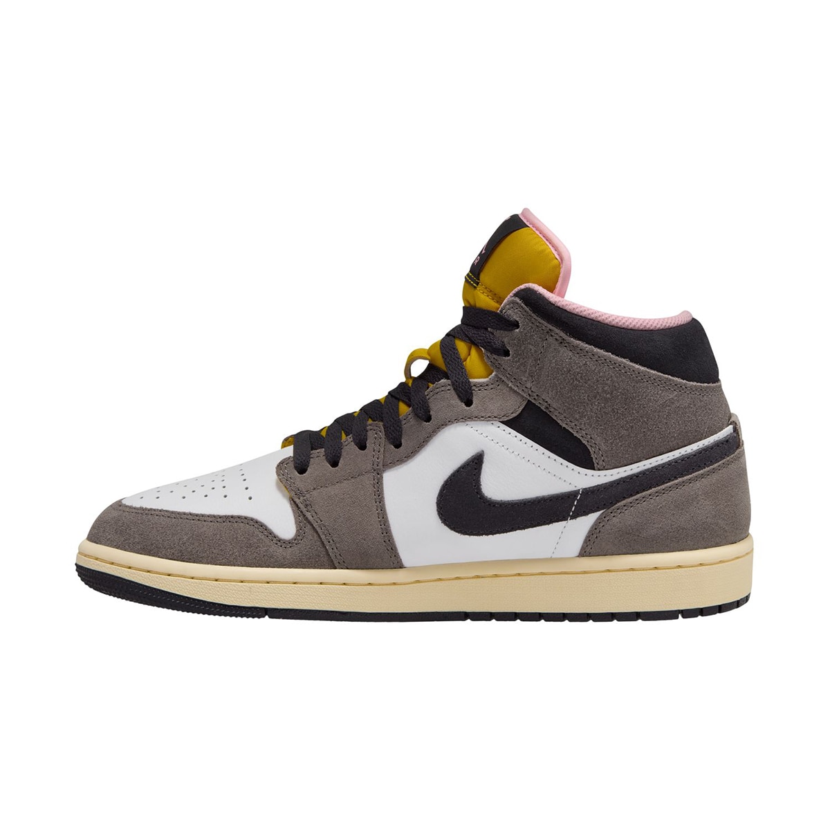 Zapatillas casual de hombre AIR JORDAN 1 MI Jordan - Blanco Blanco-4