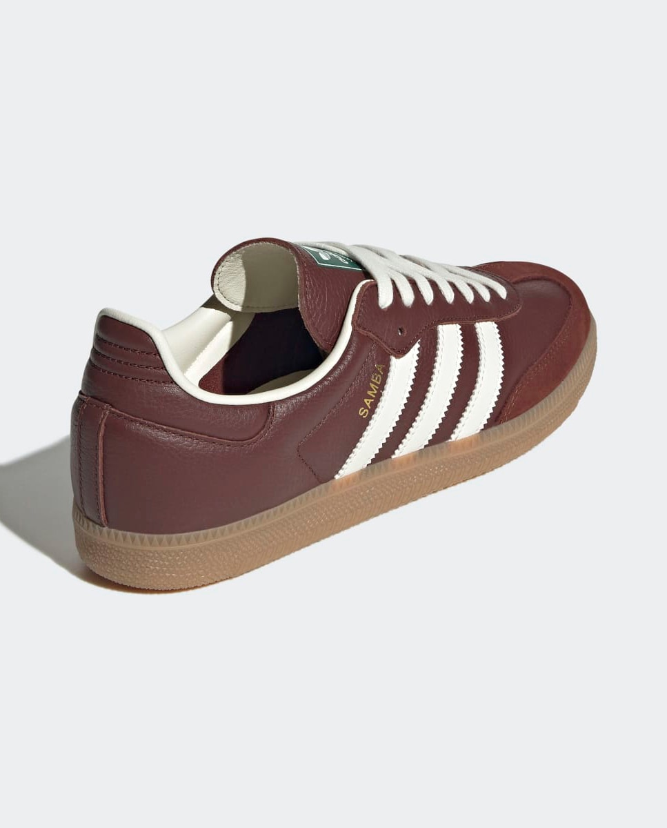 Sapatilhas Samba de Homem Castanho-6