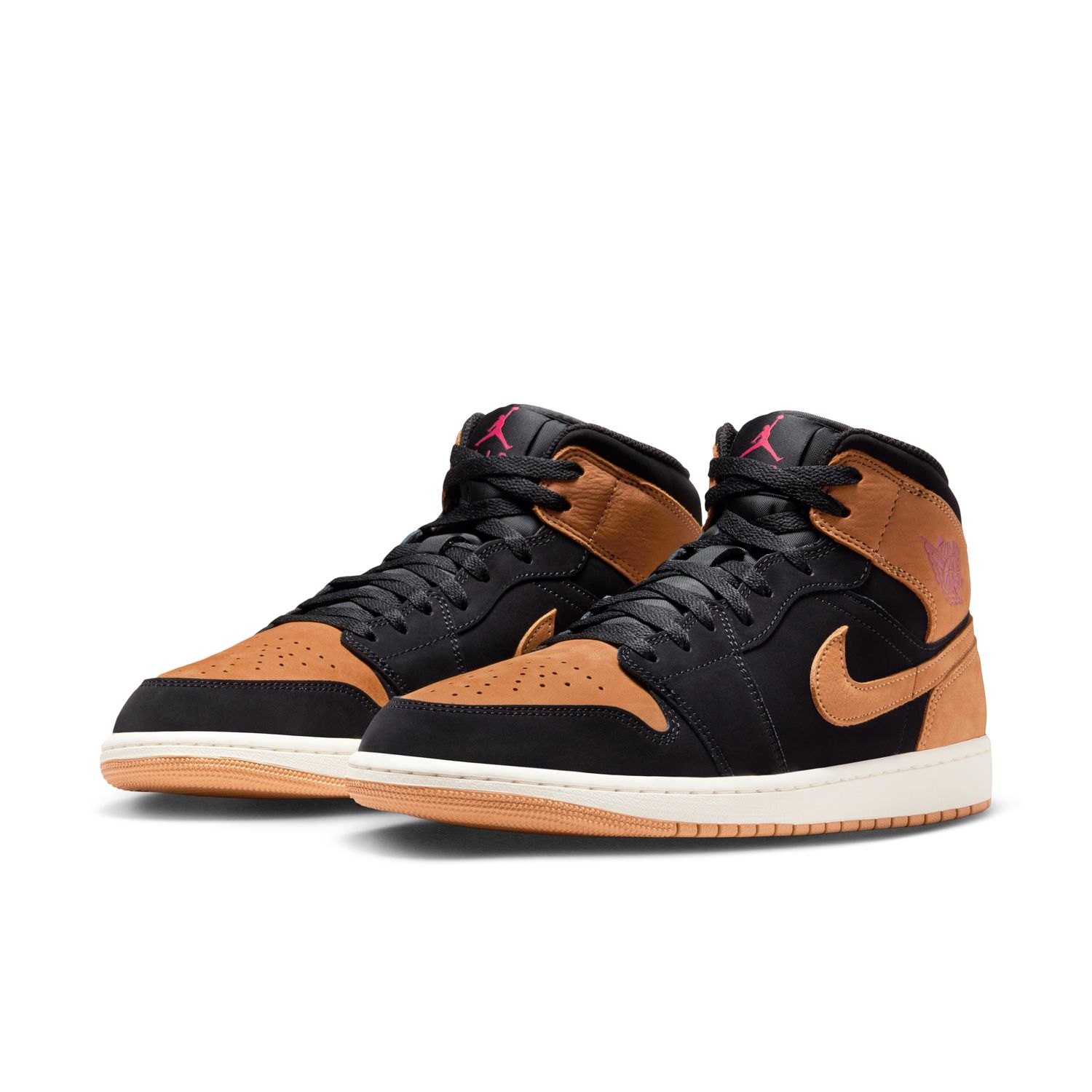 Sapatilhas Casual de Homem Air Jordan 1 Mid SE Preto-3