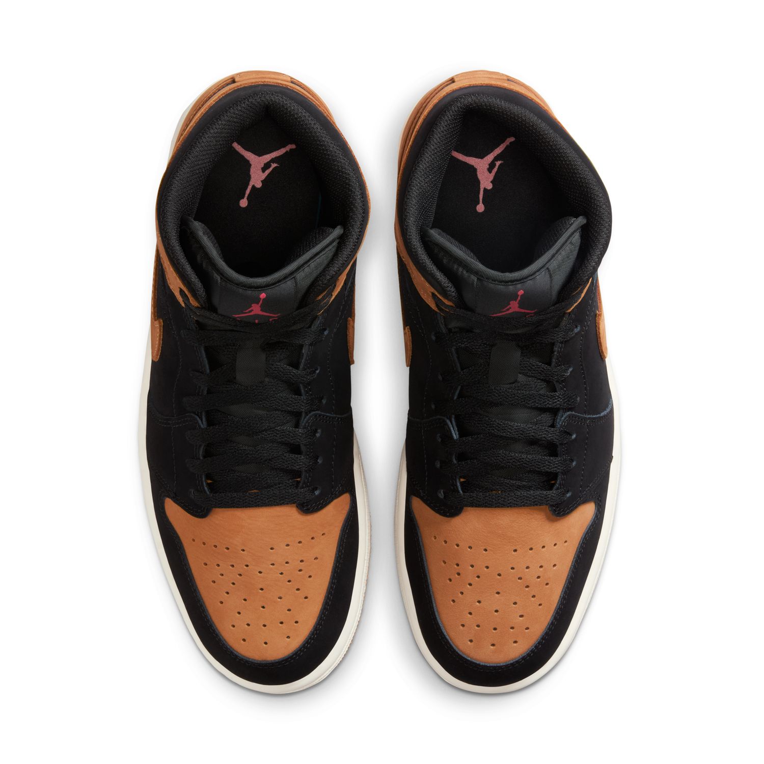 Sapatilhas Casual de Homem Air Jordan 1 Mid SE Preto-4