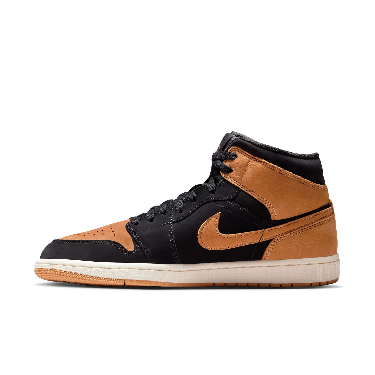 Sapatilhas Casual de Homem Air Jordan 1 Mid SE Preto-6