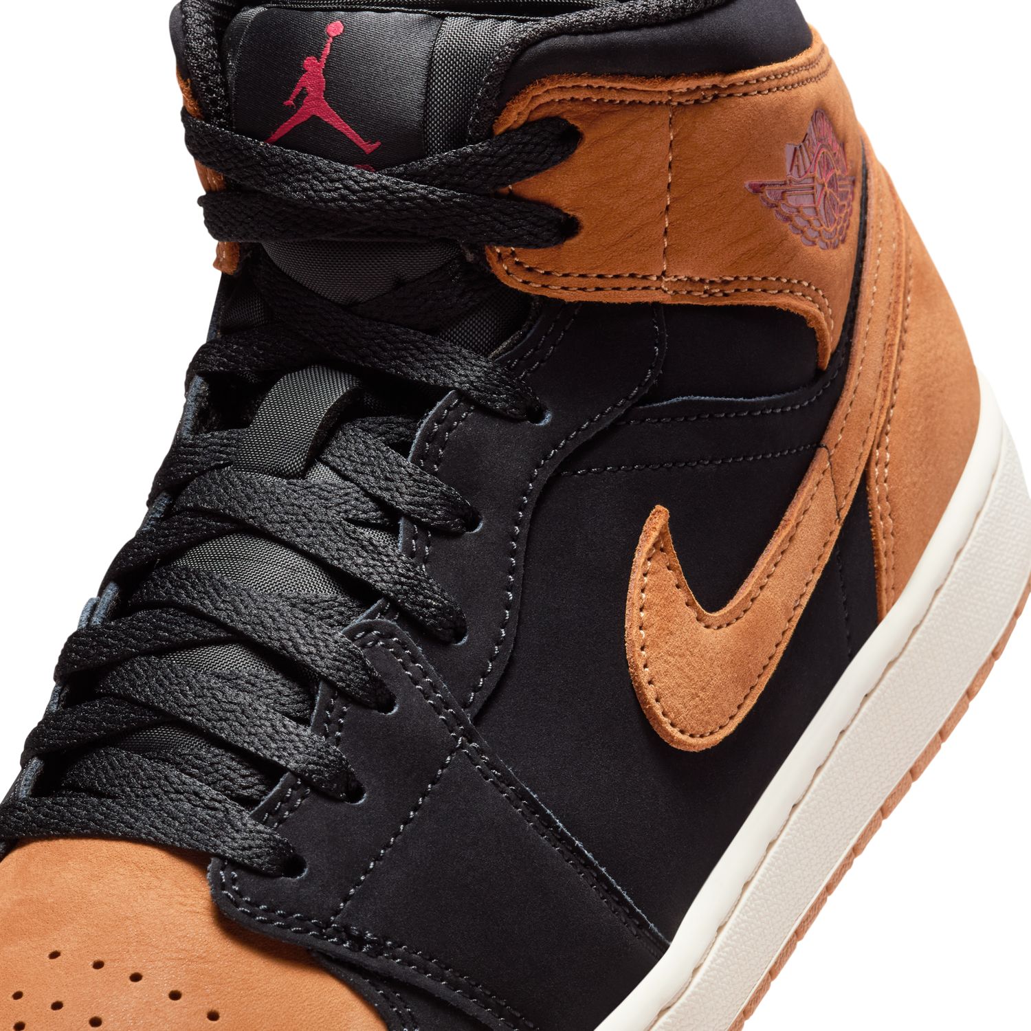 Sapatilhas Casual de Homem Air Jordan 1 Mid SE Preto-10