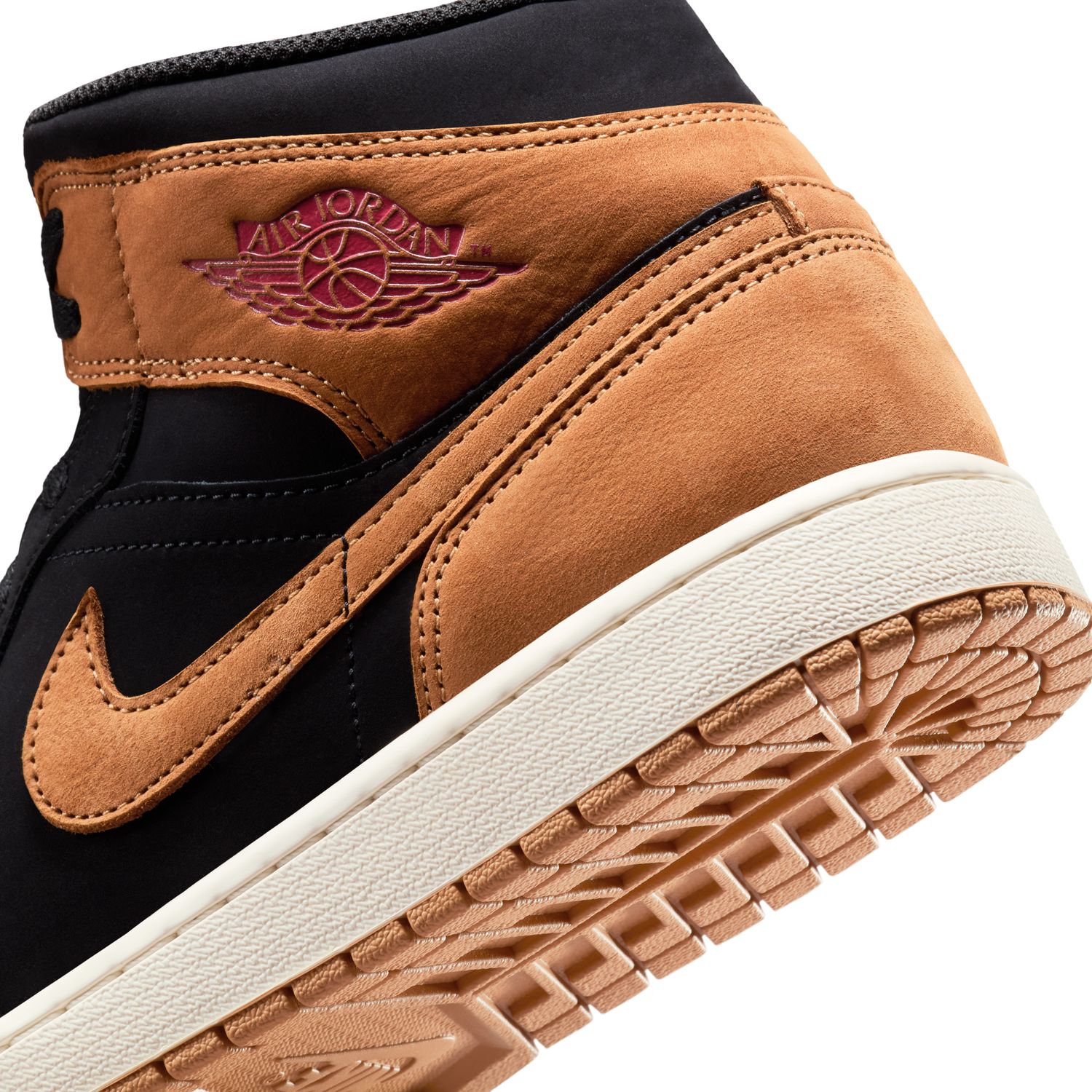 Sapatilhas Casual de Homem Air Jordan 1 Mid SE Preto-11