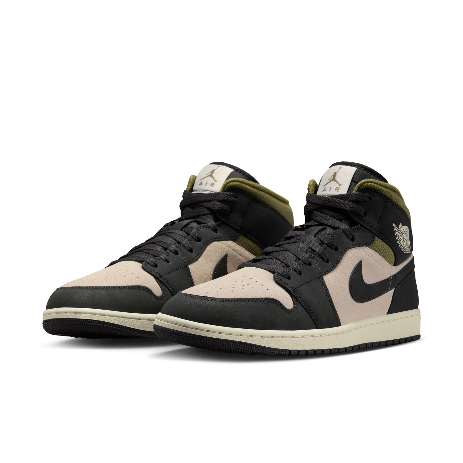 Sapatilhas Casual de Homem Air Jordan 1 Mid SE Branco-3