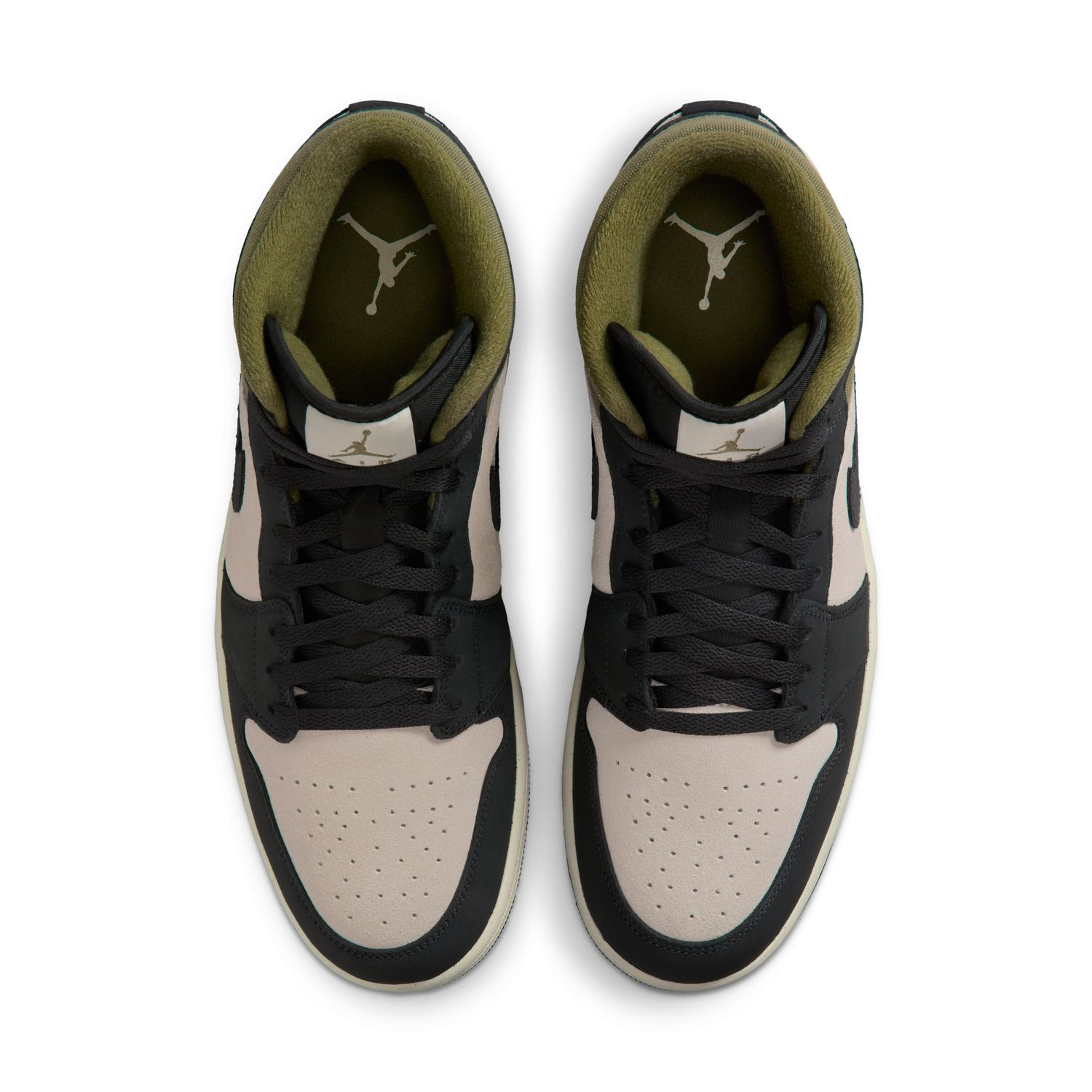 Sapatilhas Casual de Homem Air Jordan 1 Mid SE Branco-4
