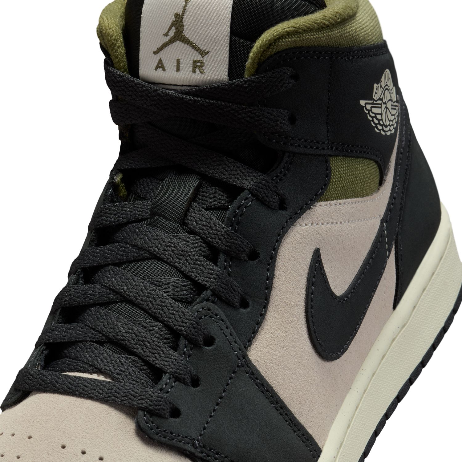 Sapatilhas Casual de Homem Air Jordan 1 Mid SE Branco-10