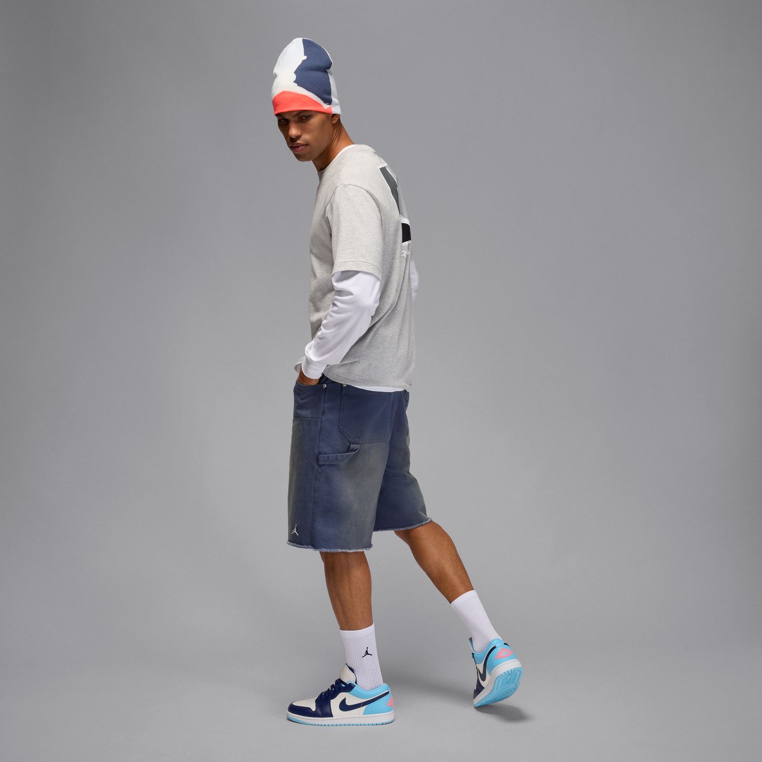 Sapatilhas Casual de Homem Air Jordan 1 Low Branco-12