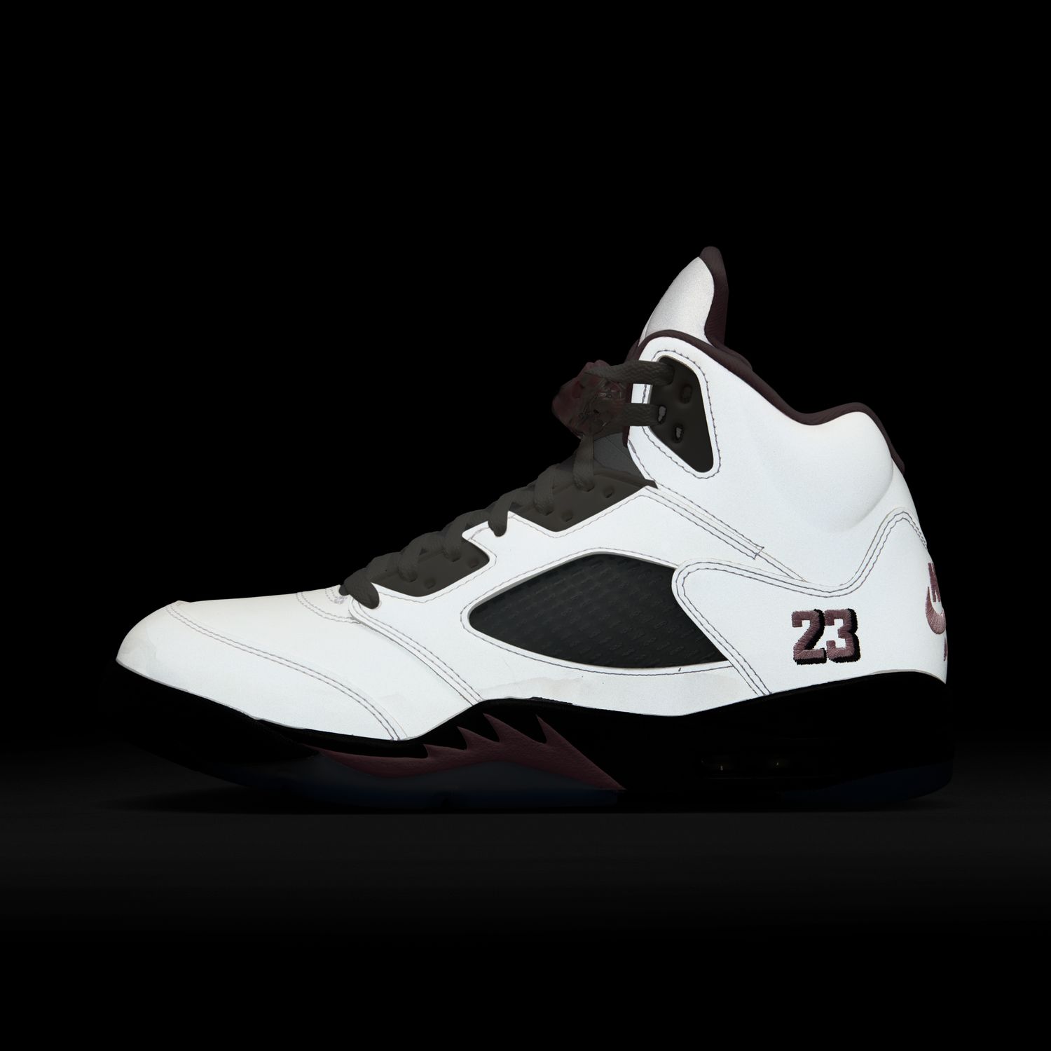 Sapatilhas Casual de Homem Air Jordan 5 Retro OG Branco-8