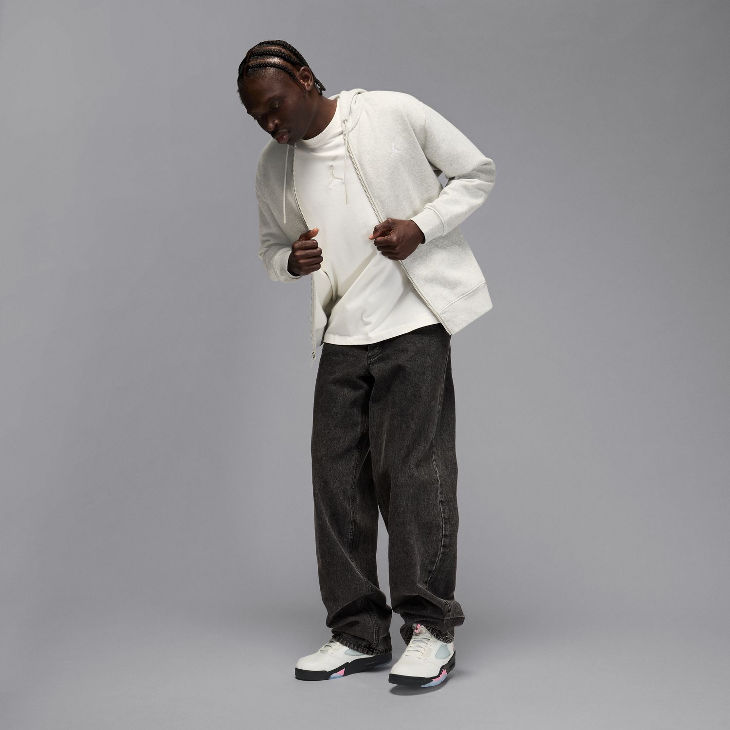 Sapatilhas Casual de Homem Air Jordan 5 Retro OG Branco-14