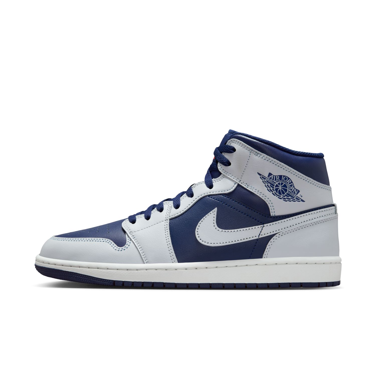 Sapatilhas Casual de Homem Air Jordan 1 MID Azul-5