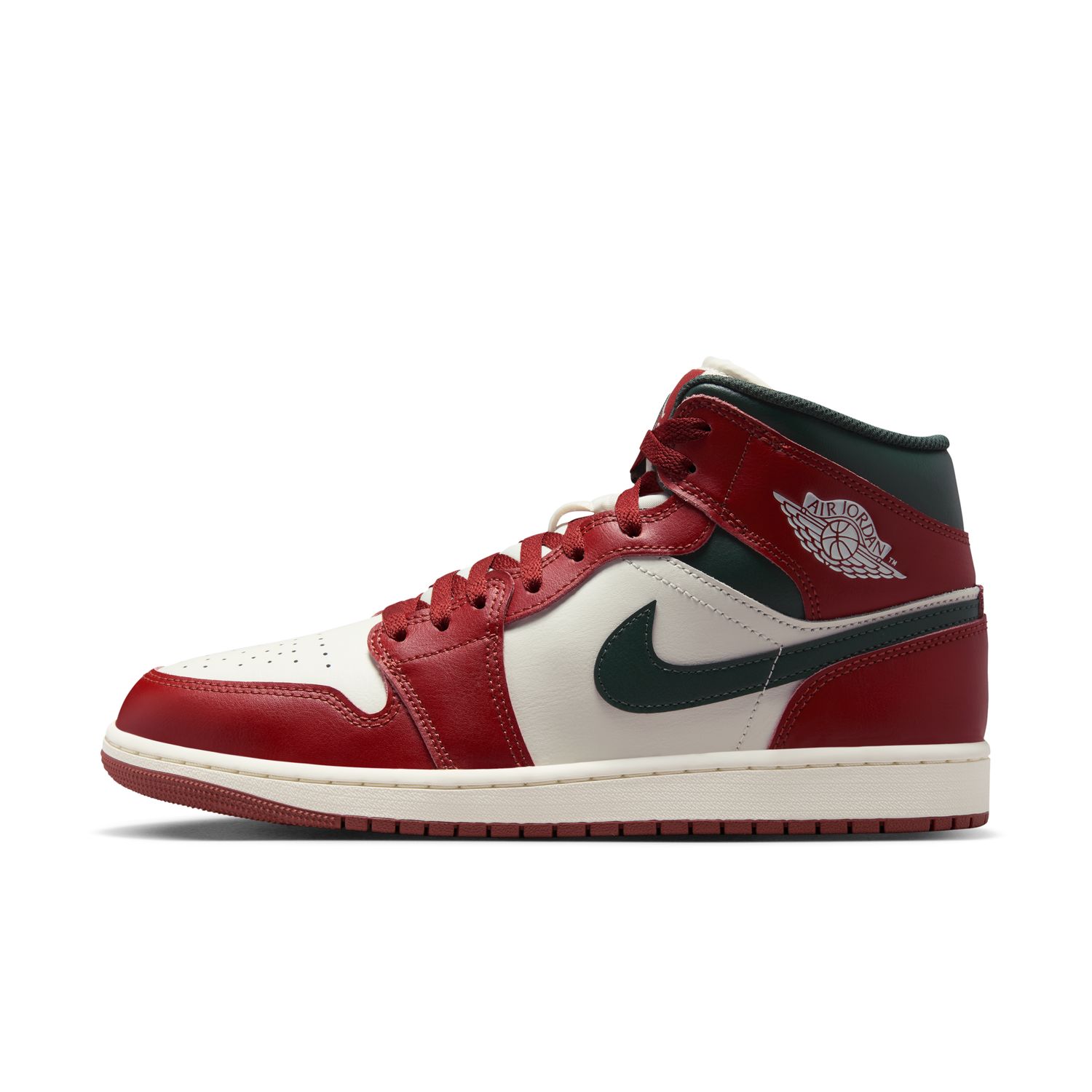 Sapatilhas Casual de Homem Air Jordan 1 MID Branco-5