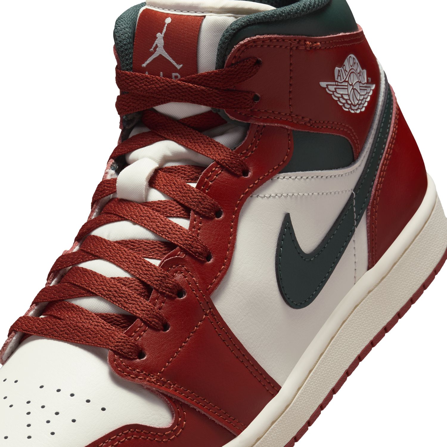 Sapatilhas Casual de Homem Air Jordan 1 MID Branco-10