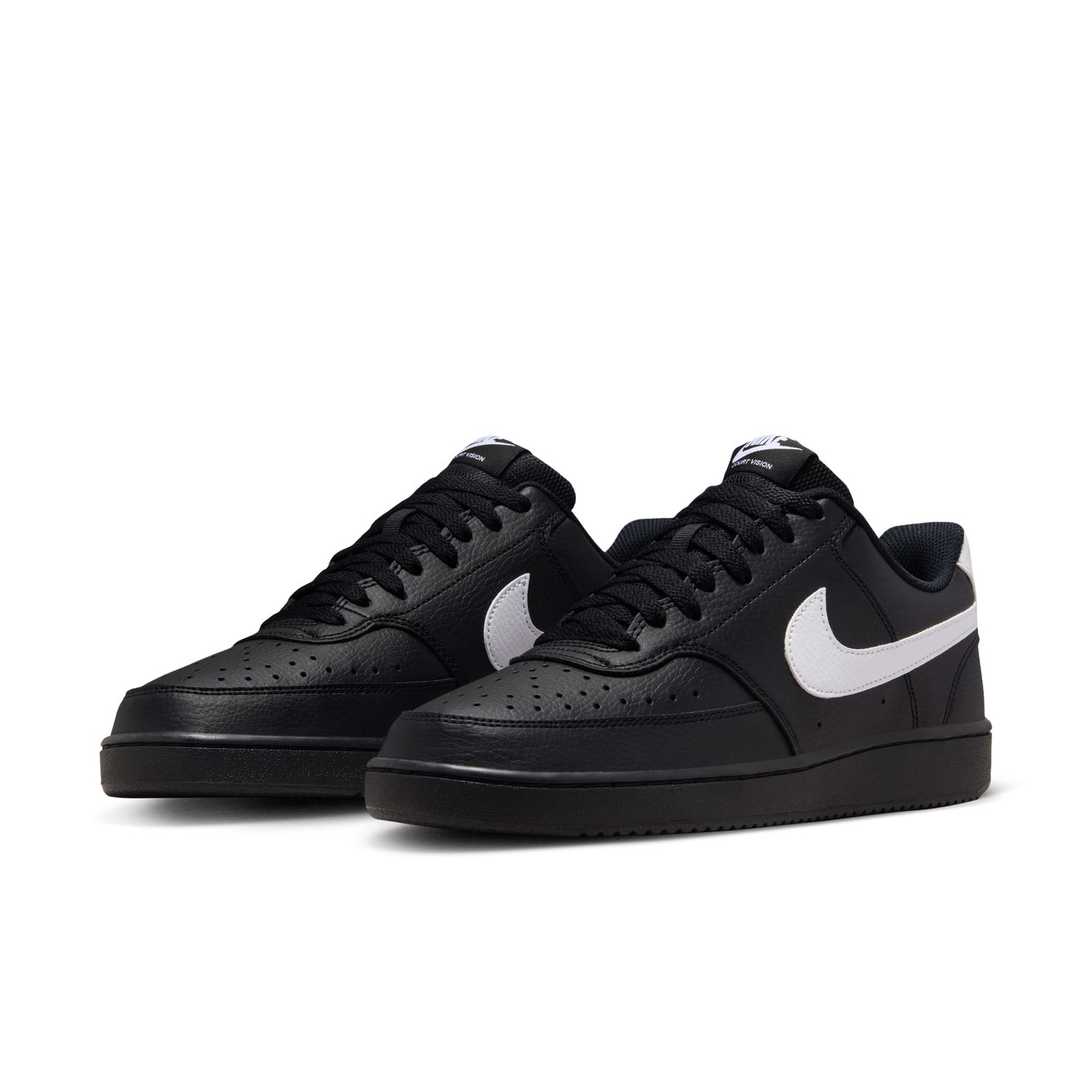 Sapatilhas Casual de Homem Court Vision LO Preto-3