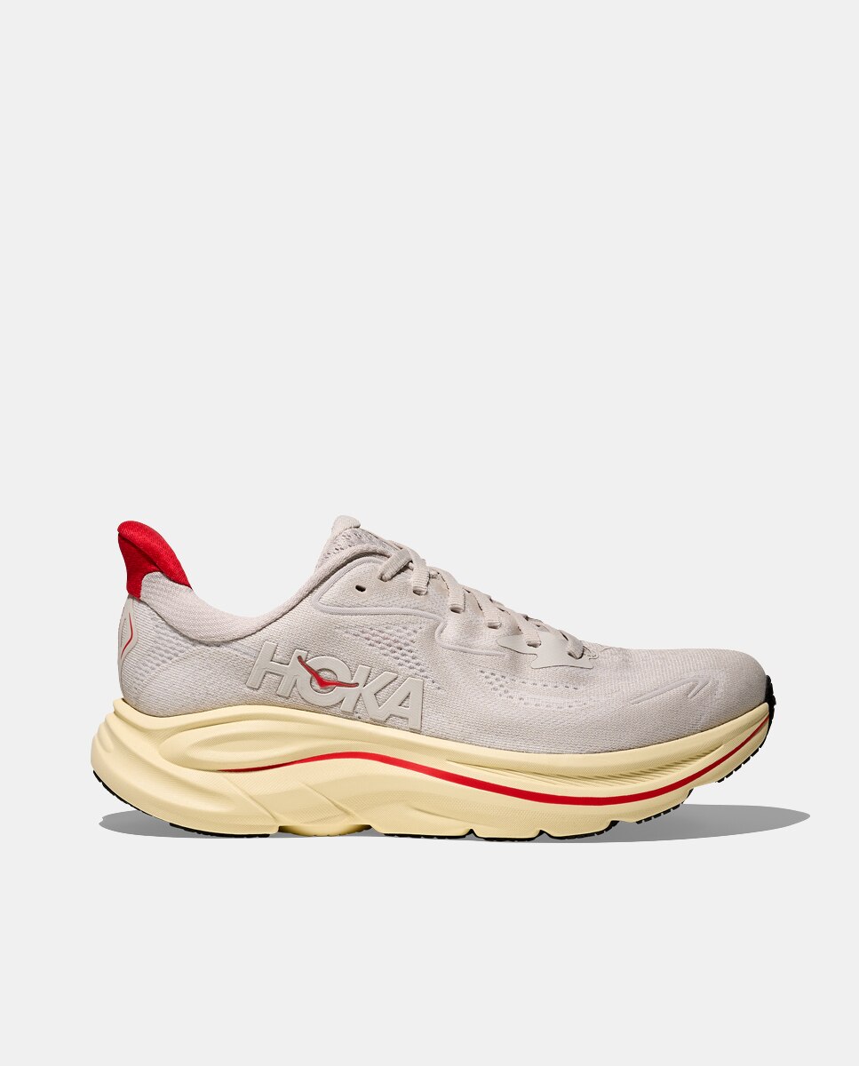 Imagen 1 de Hoka w clifton 10 para Mujer - Blanco / Rojo Blanco / Rojo