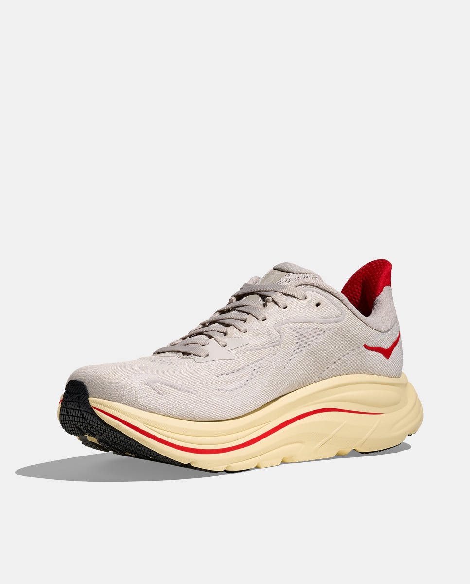 Imagen 2 de Hoka w clifton 10 para Mujer - Blanco / Rojo Blanco / Rojo