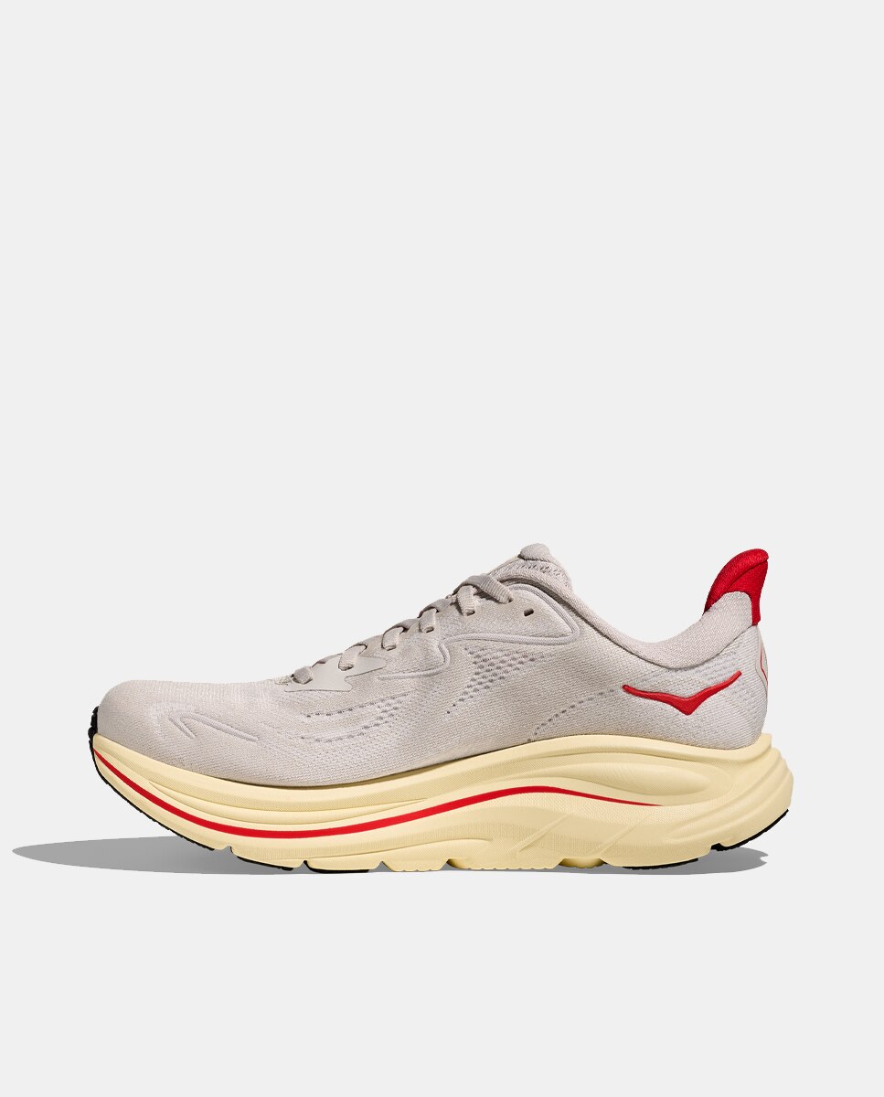 Imagen 4 de Hoka w clifton 10 para Mujer - Blanco / Rojo Blanco / Rojo