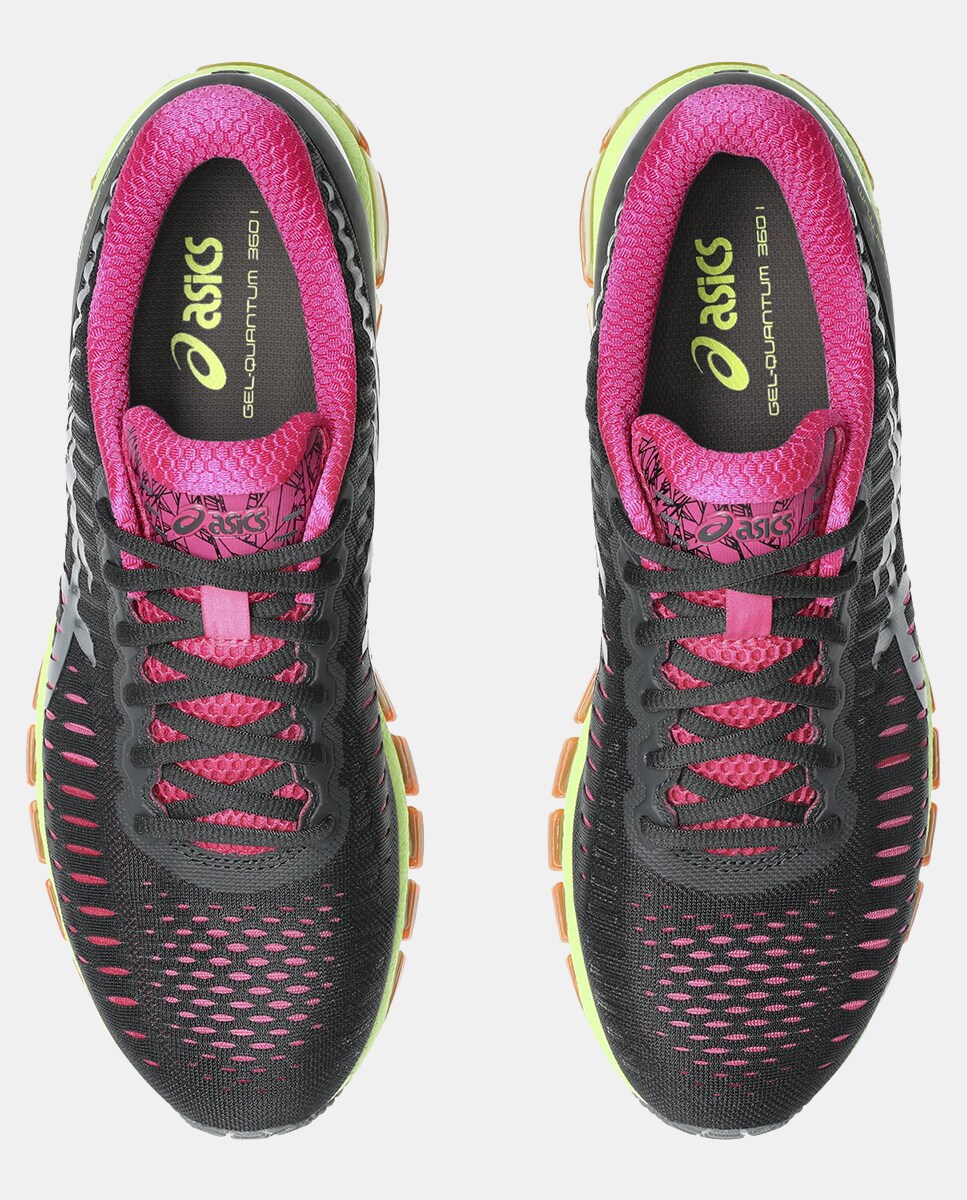 Gel Quantum 360 Asics Preto Com Rosa Tênis Masculino Tenis Asics