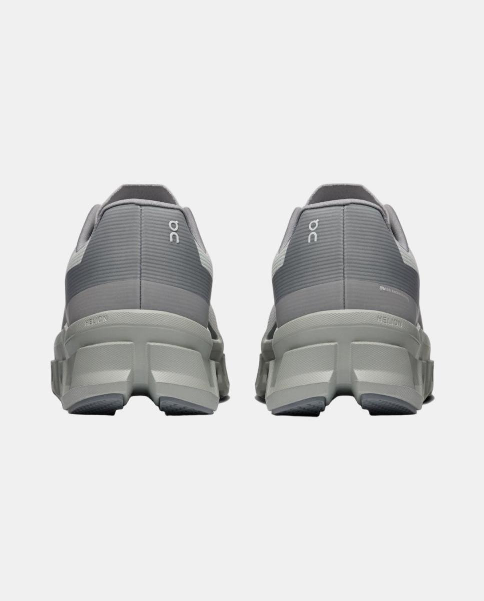On Running Cloudmonster Void para hombre - Gris / Verde Gris / Verde-5
