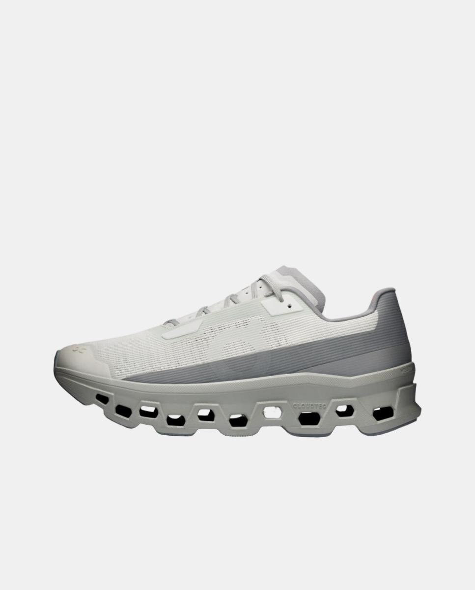 On Running Cloudmonster Void para hombre - Gris / Verde Gris / Verde-7