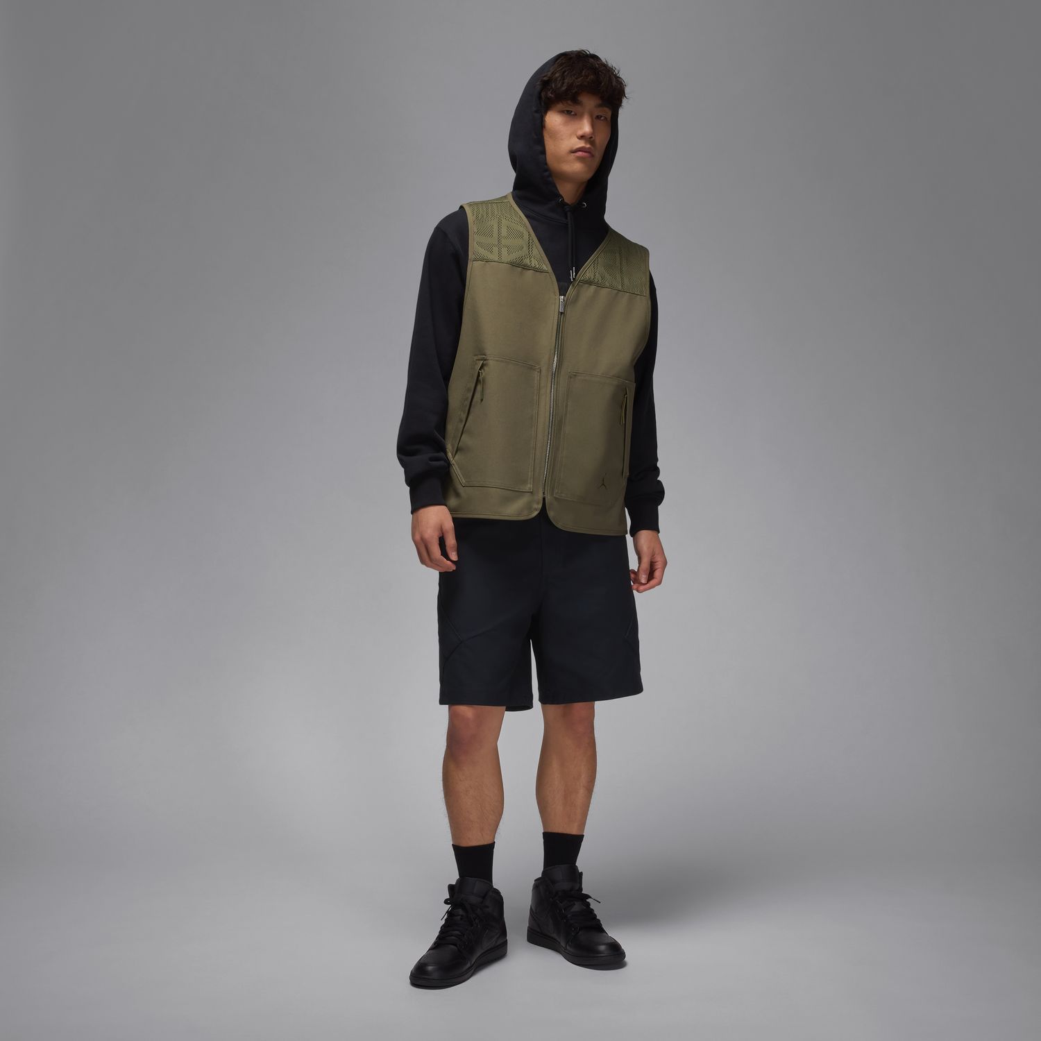 Sapatilhas Casual de Homem Air 1 MID Preto-11