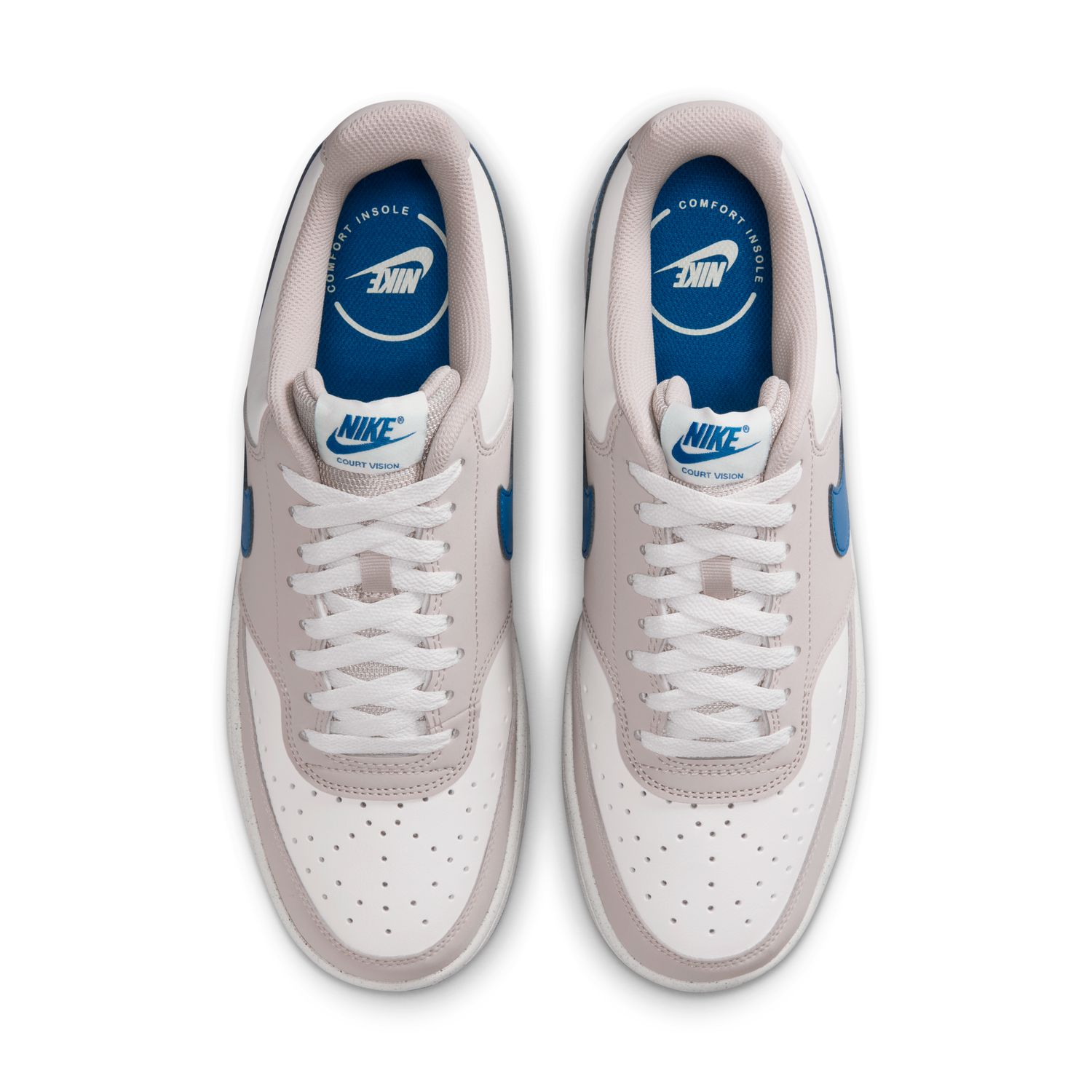 Sapatilhas Casual de Homem Court Vision Lo P NBK Branco-4