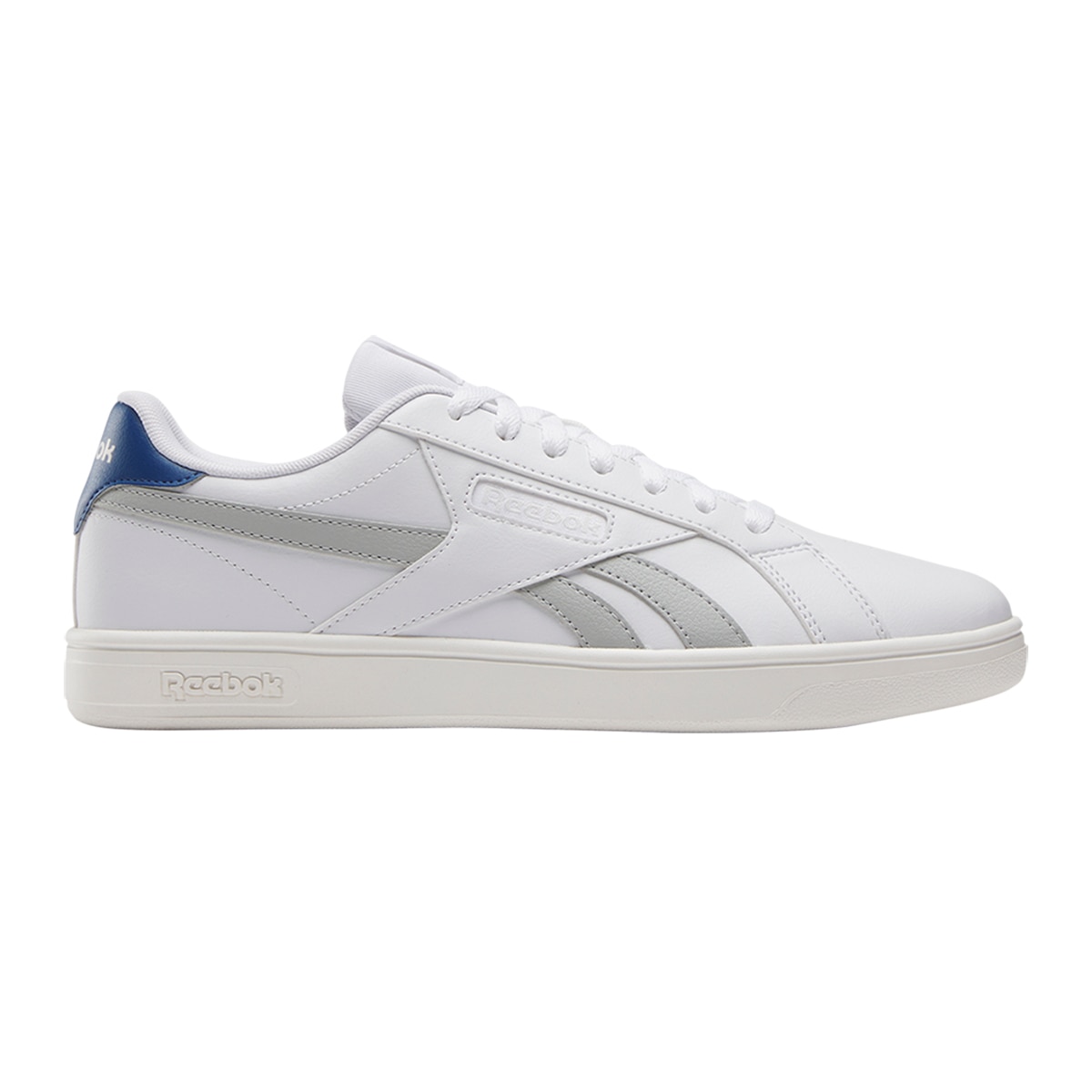 Sapatilhas Casual de Homem Court Retro Branco-1
