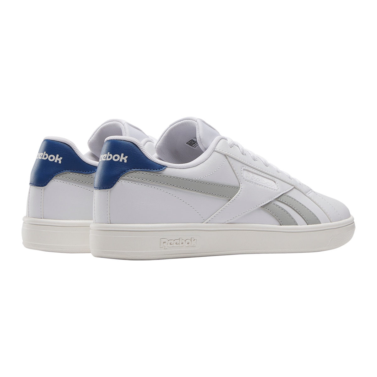 Sapatilhas Casual de Homem Court Retro Branco-4