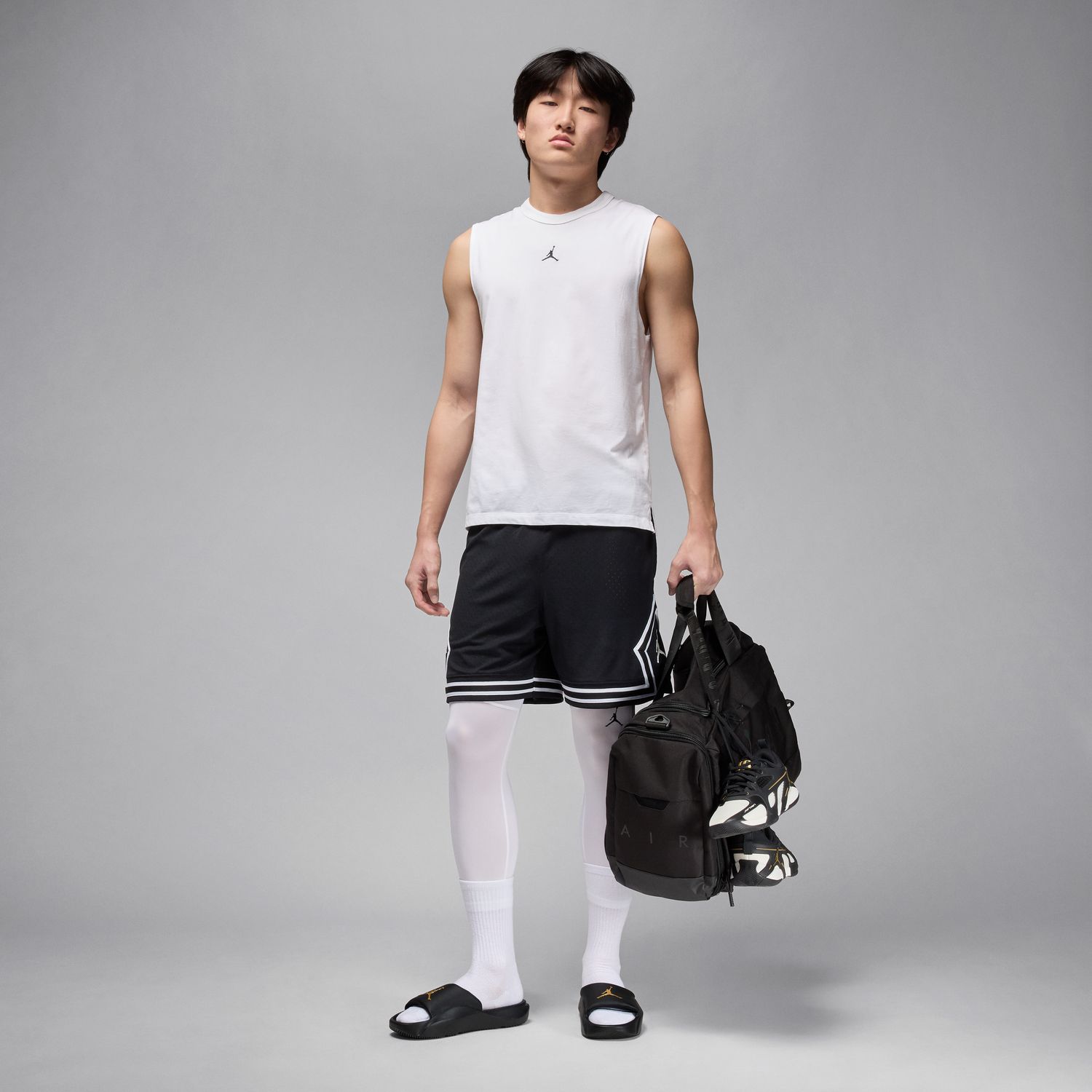Sapatilhas Casual de Homem Jordan Franchise Slide Preto-10