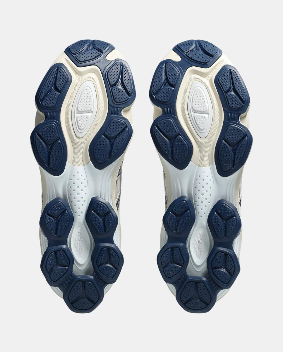 Sapatilhas Gel-Kinetic Fluent de Homem e Mulher Branco / Azul-3
