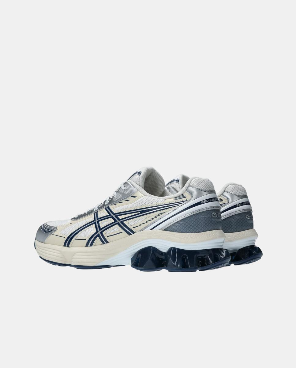 Sapatilhas Gel-Kinetic Fluent de Homem e Mulher Branco / Azul-4