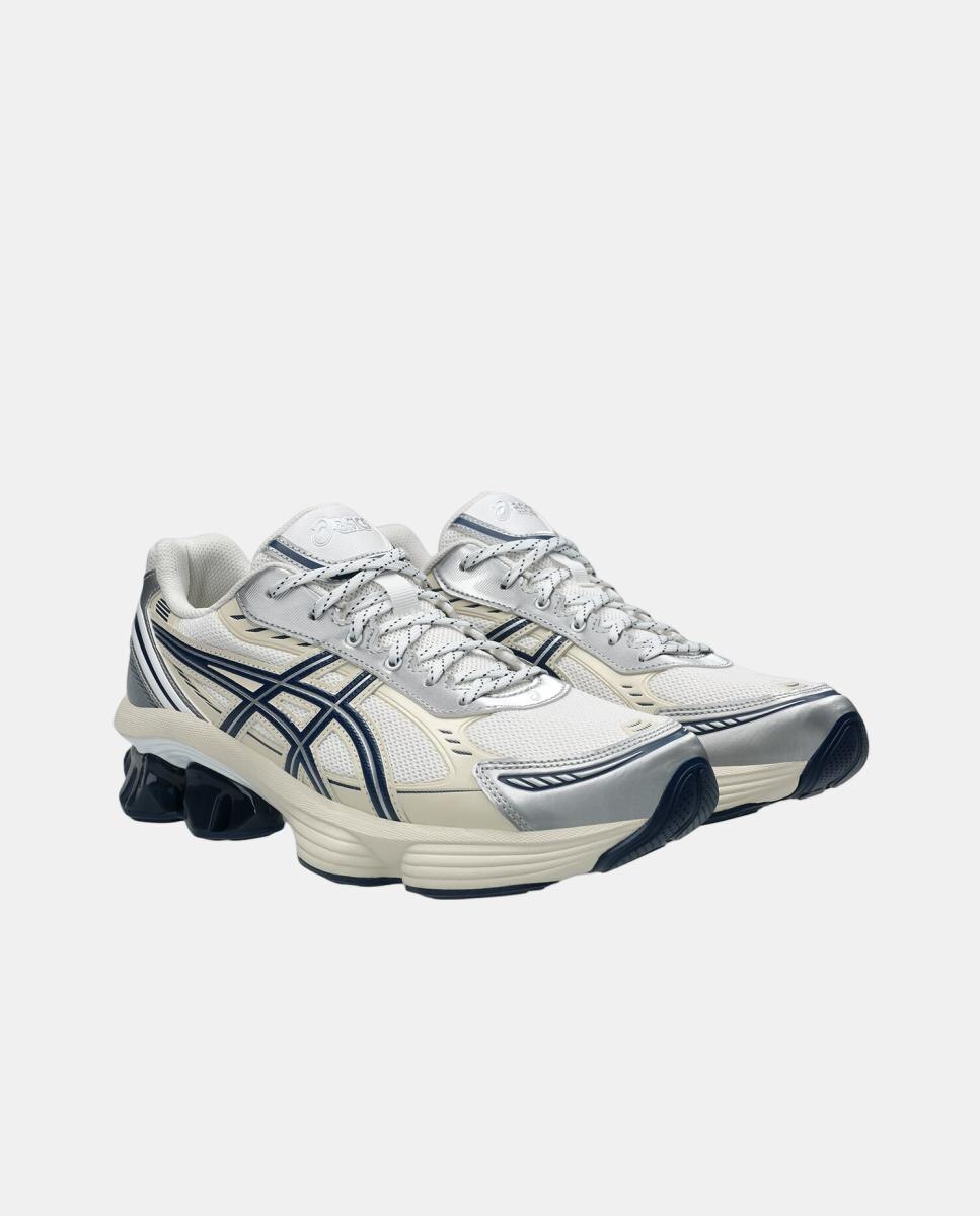 Sapatilhas Gel-Kinetic Fluent de Homem e Mulher Branco / Azul-5